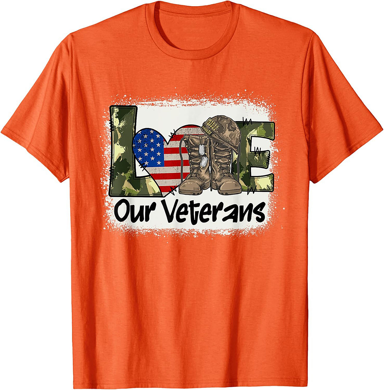 Veteran Appreciation T-shirt | Military Love Graphic Tee