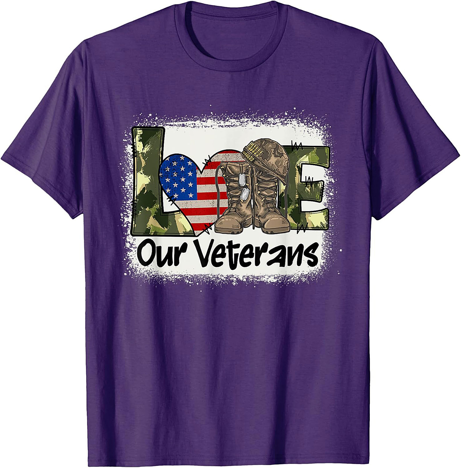 Veteran Appreciation T-shirt | Military Love Graphic Tee