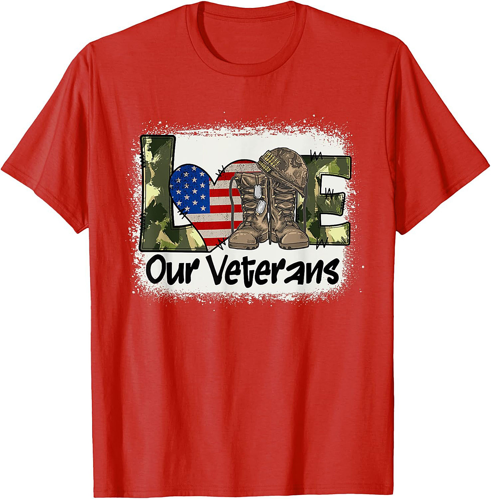 Veteran Appreciation T-shirt | Military Love Graphic Tee