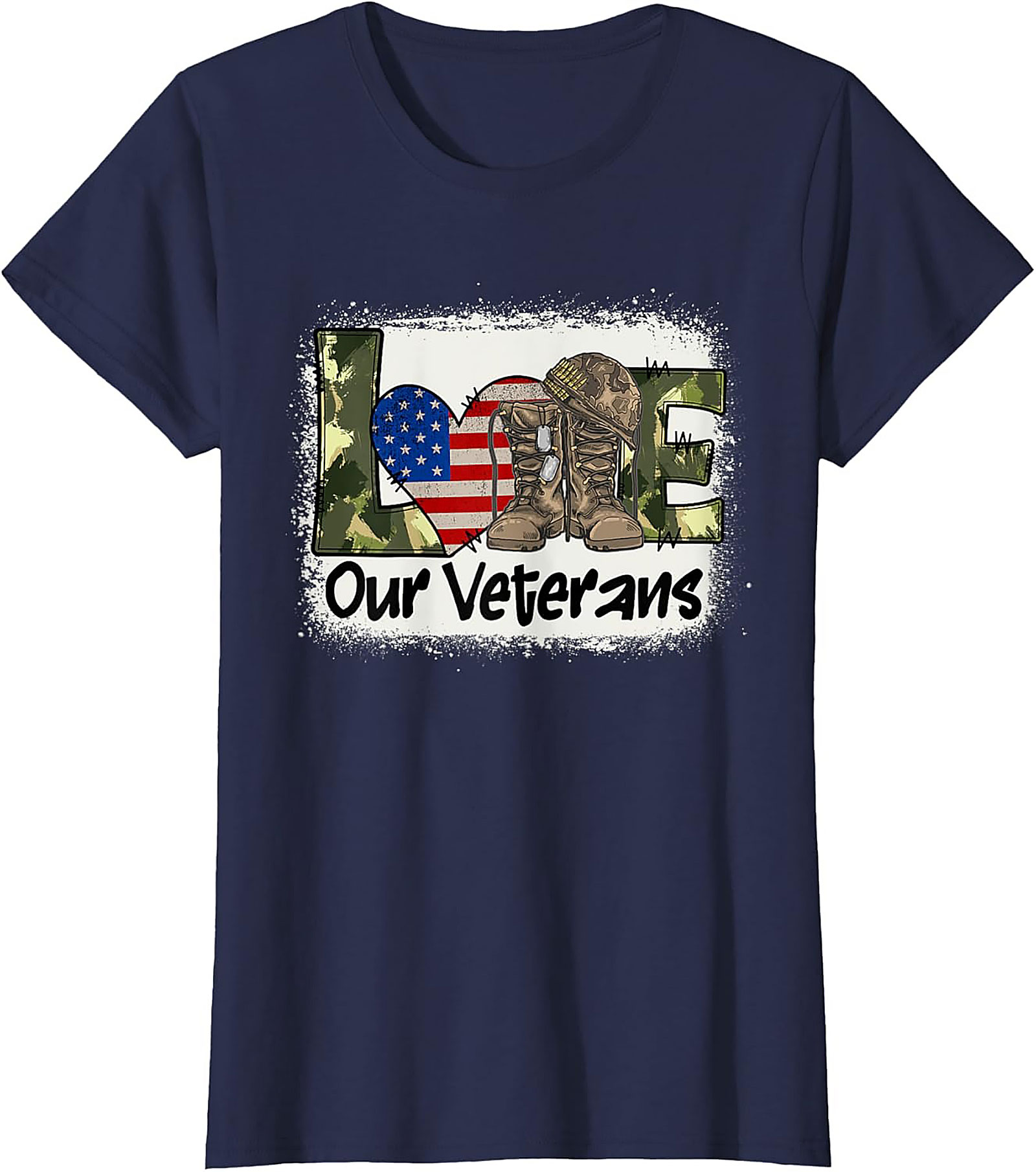 Veteran Appreciation T-shirt | Military Love Graphic Tee