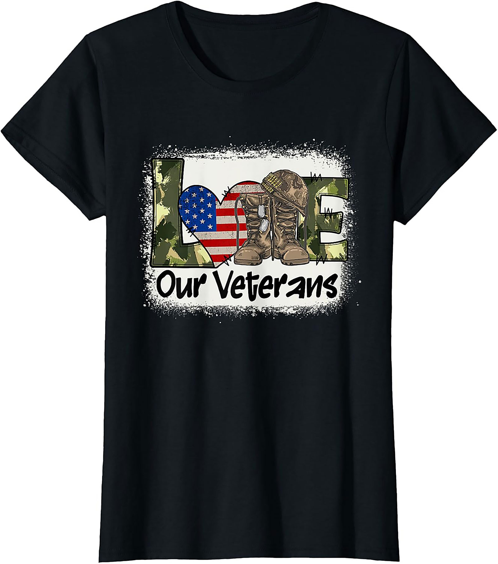 Veteran Appreciation T-shirt | Military Love Graphic Tee