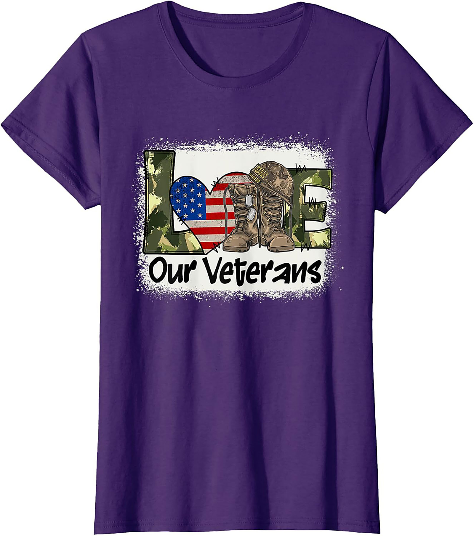 Veteran Appreciation T-shirt | Military Love Graphic Tee