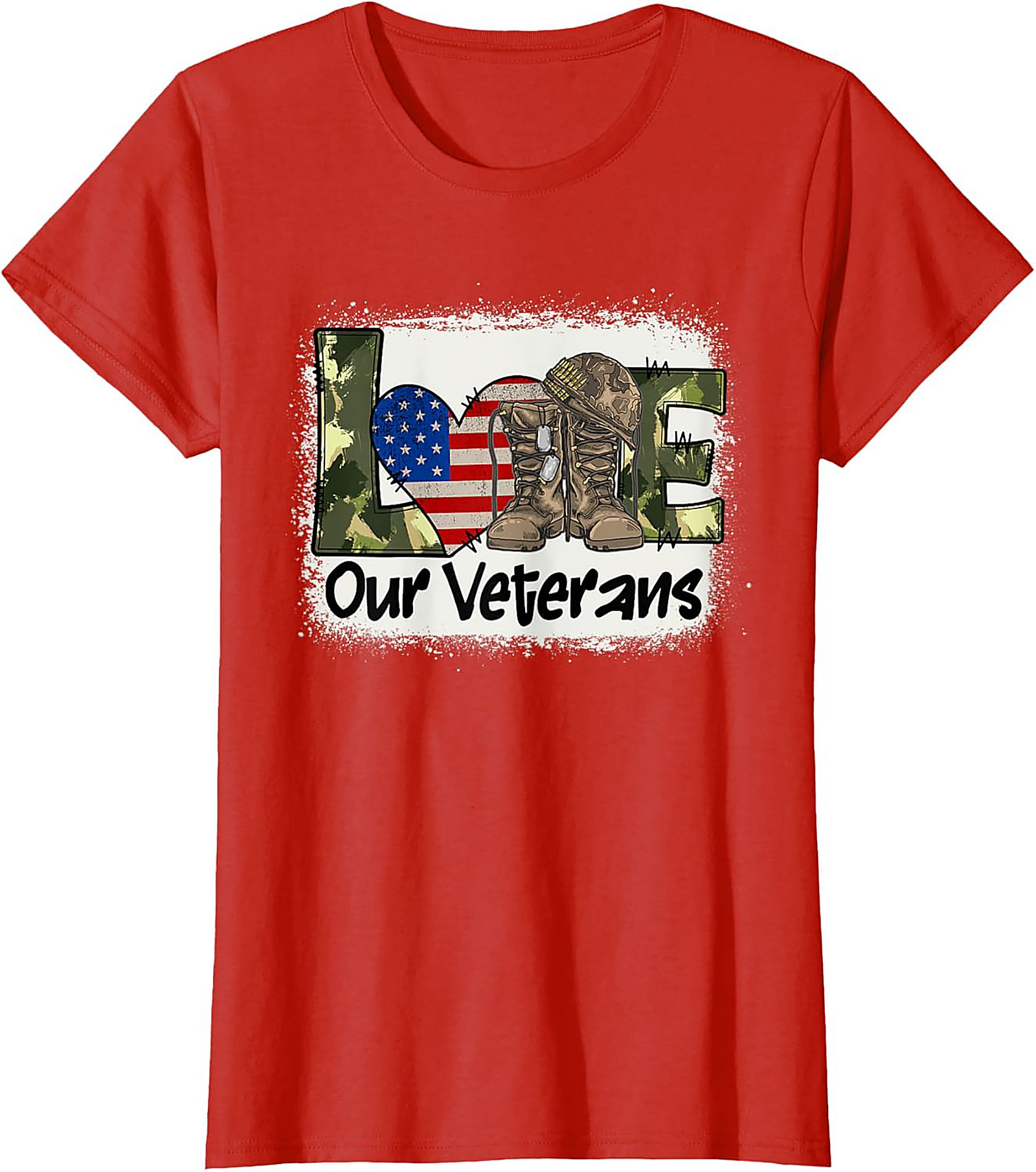 Veteran Appreciation T-shirt | Military Love Graphic Tee