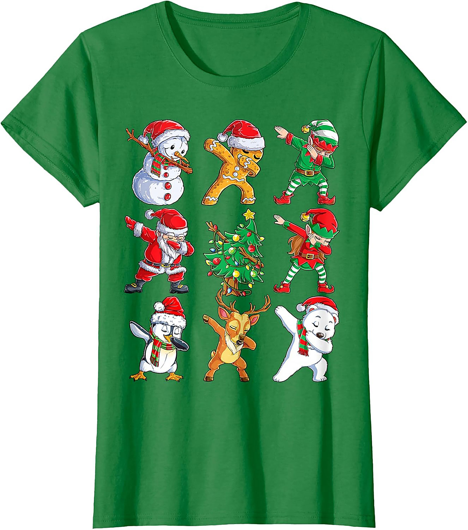 Funny Dabbing Christmas T-Shirt Holiday Graphic Tee