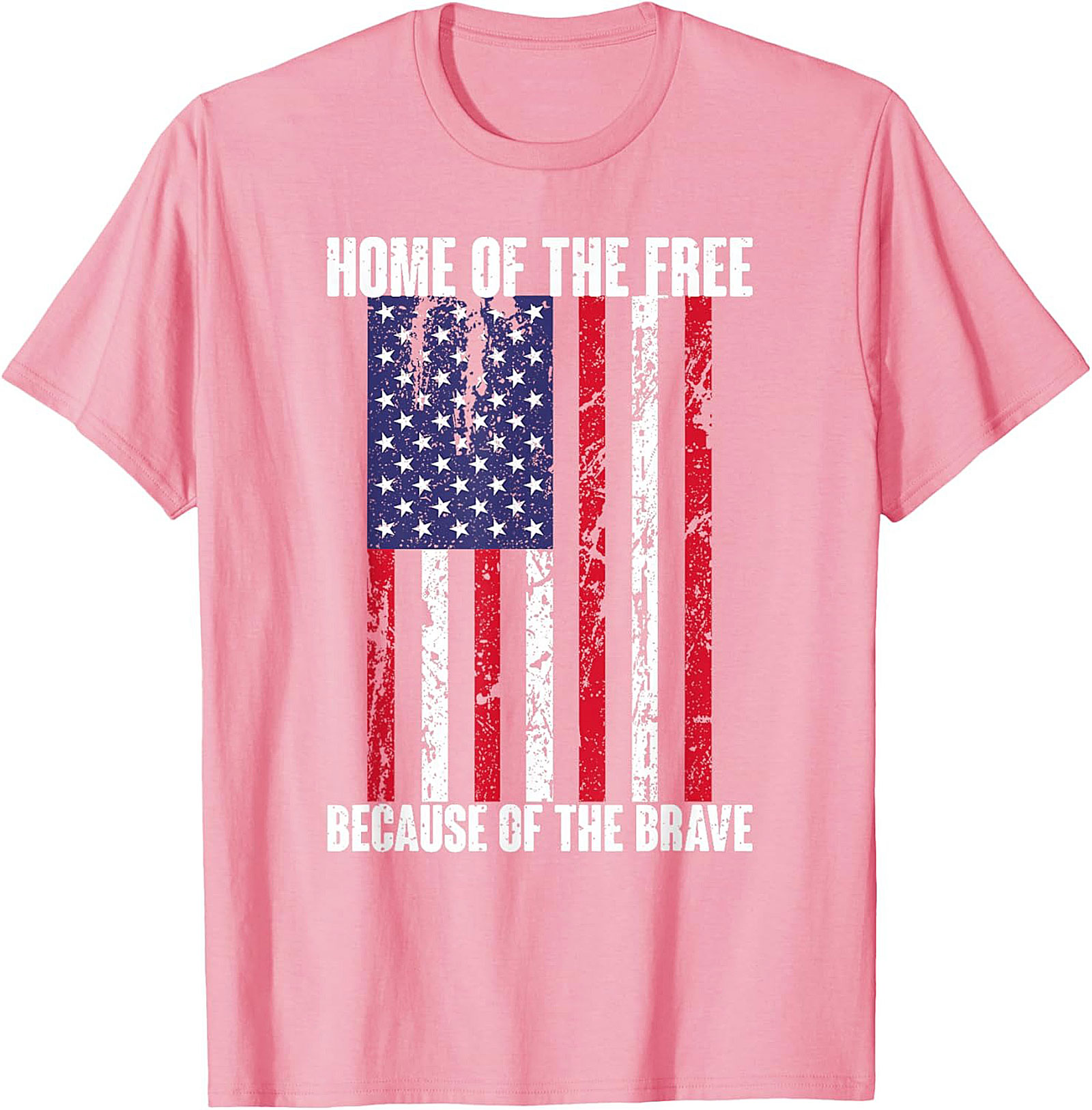 Home of the Free Patriotic Flag T-shirt | Unisex Tee