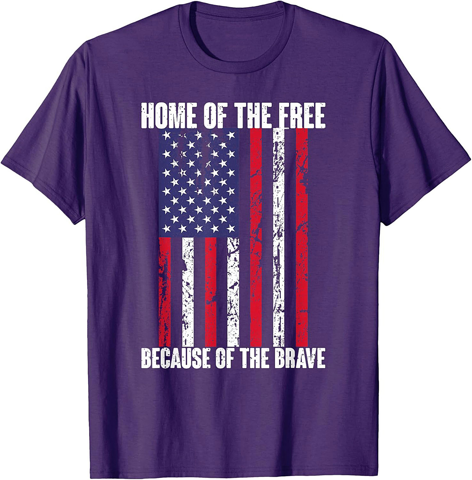Home of the Free Patriotic Flag T-shirt | Unisex Tee