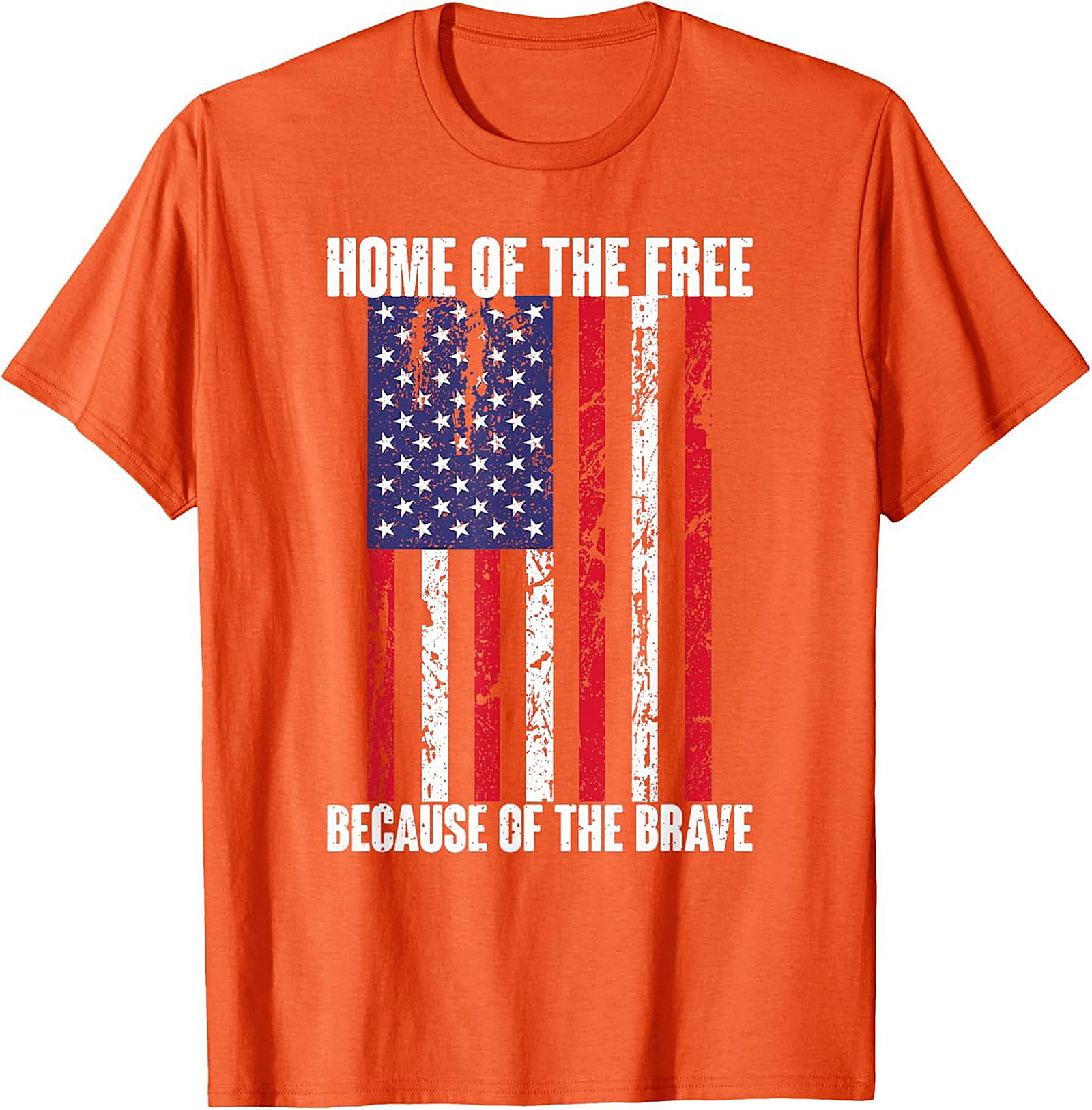 Home of the Free Patriotic Flag T-shirt | Unisex Tee