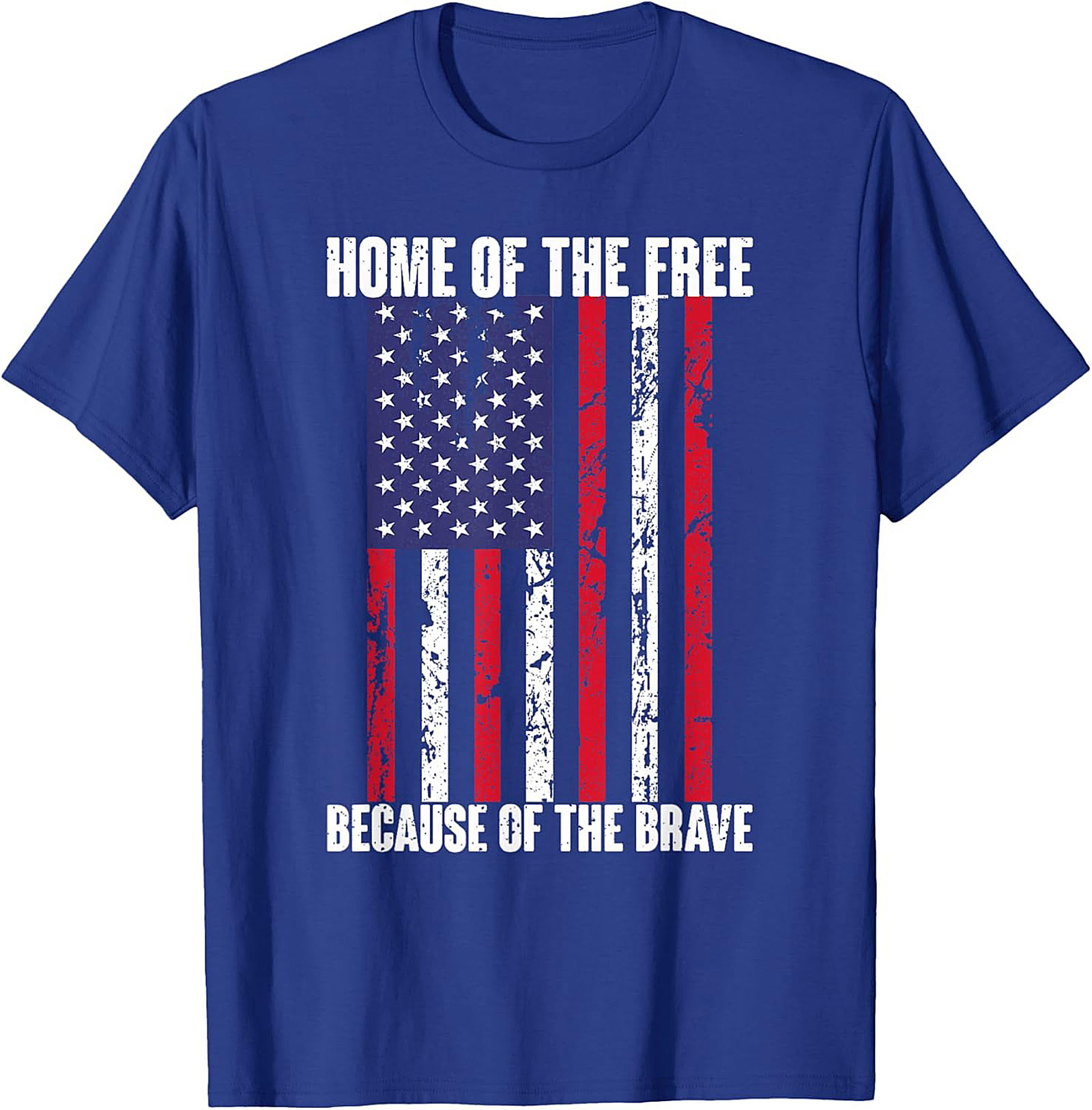 Home of the Free Patriotic Flag T-shirt | Unisex Tee