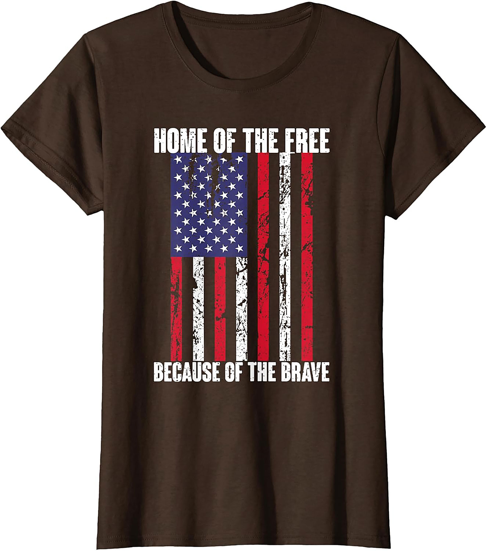 Home of the Free Patriotic Flag T-shirt | Unisex Tee