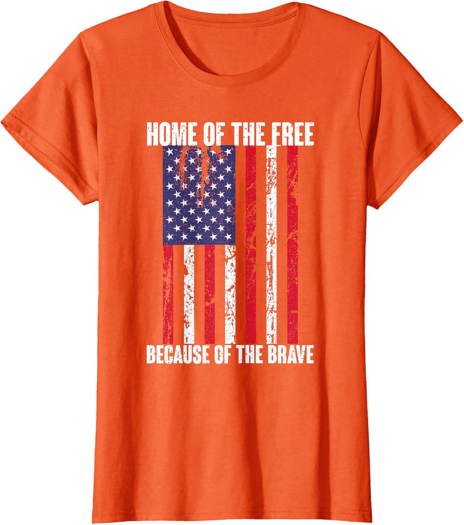 Home of the Free Patriotic Flag T-shirt | Unisex Tee