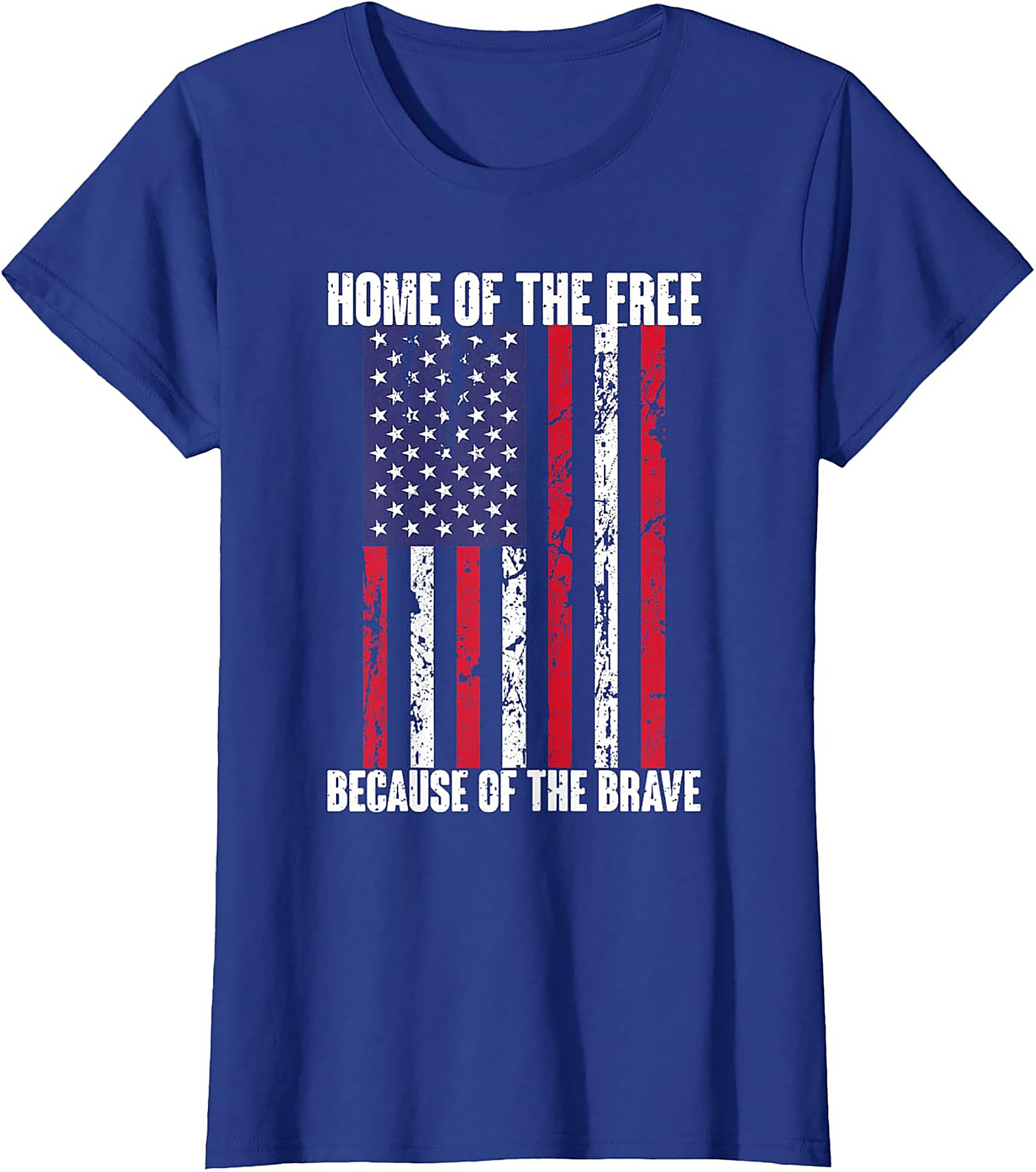 Home of the Free Patriotic Flag T-shirt | Unisex Tee
