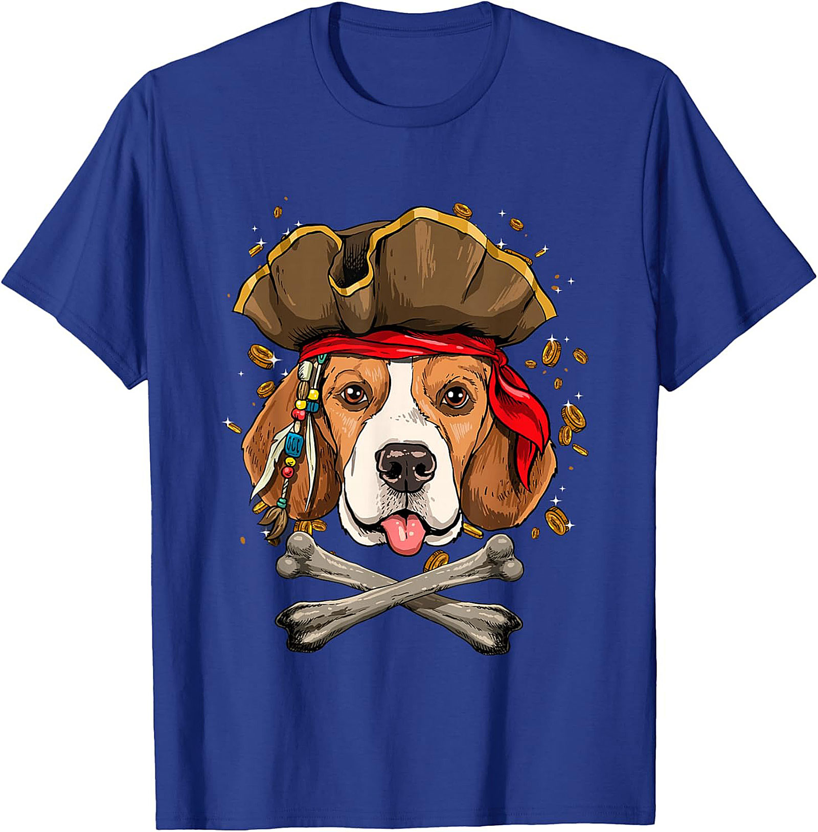 Pirate Beagle T-shirt: Funny Dog Graphic Tee for Beagle Lovers