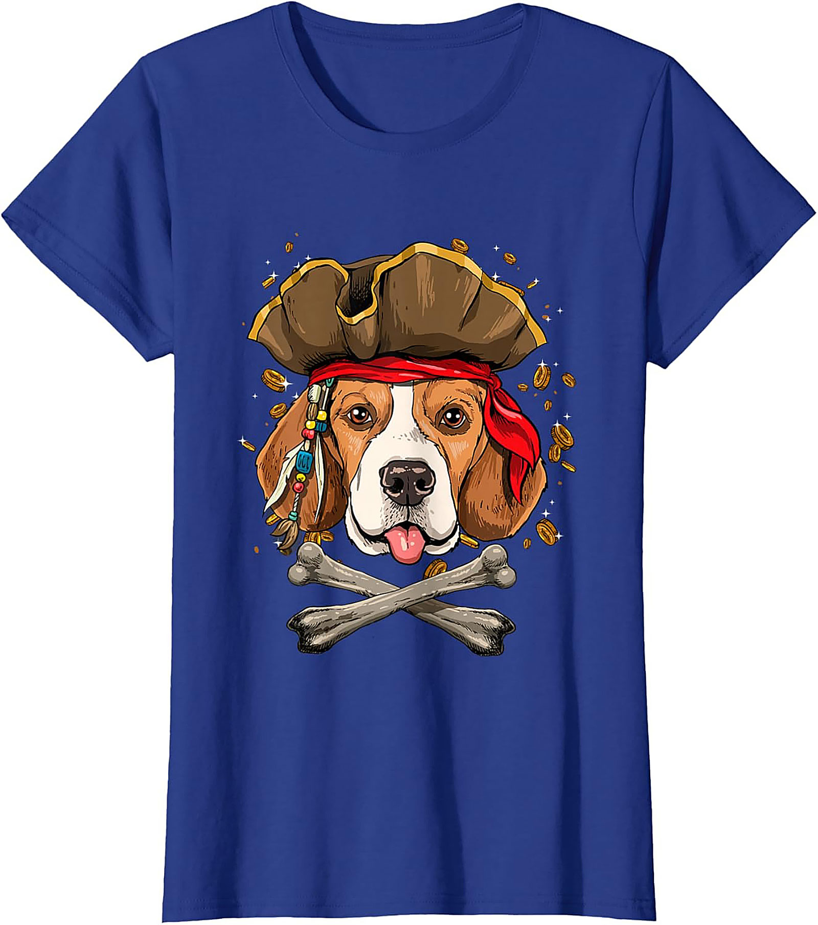 Pirate Beagle T-shirt: Funny Dog Graphic Tee for Beagle Lovers