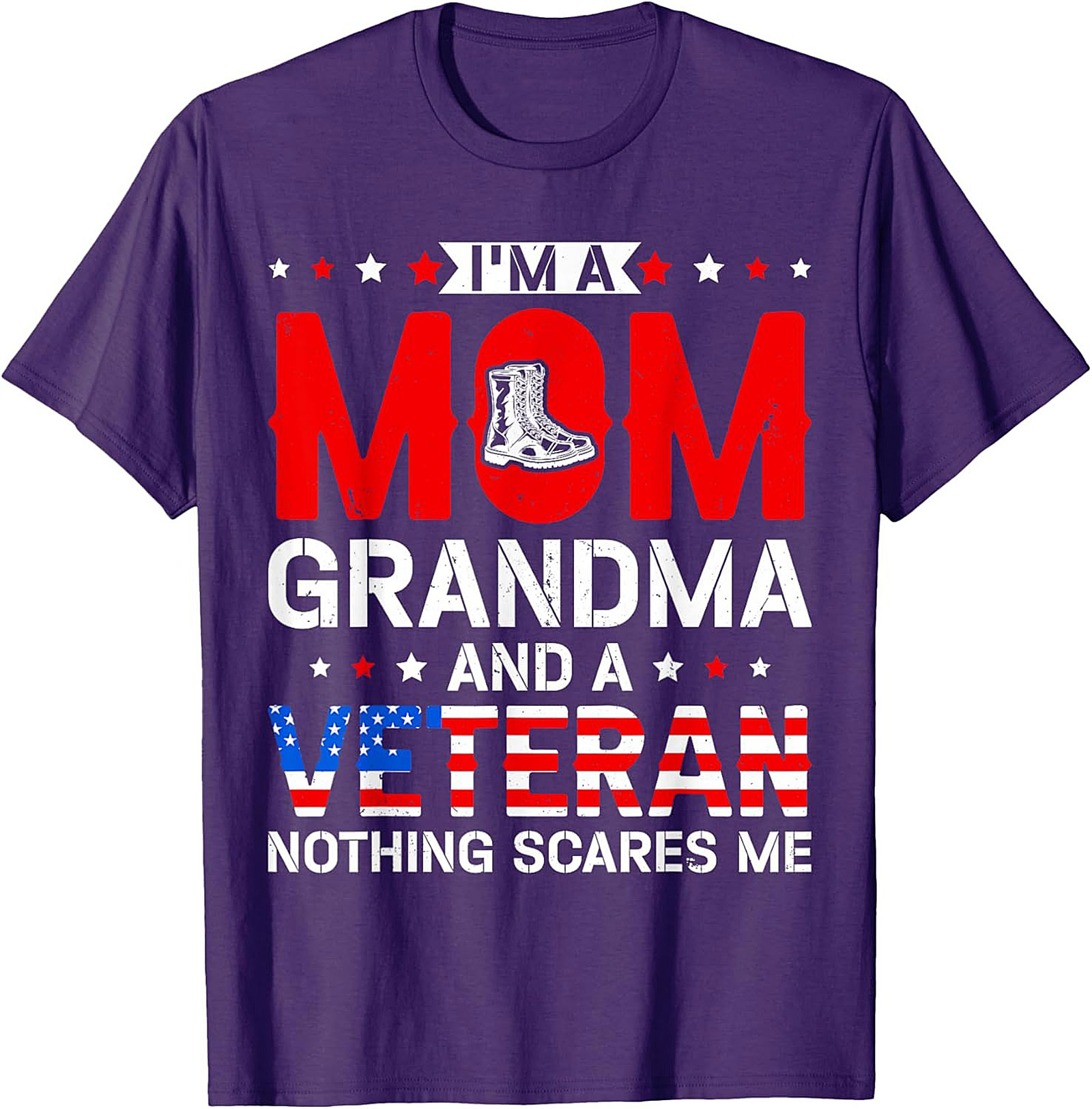 Veteran Grandma T-shirt | Military Mom Graphic Tee