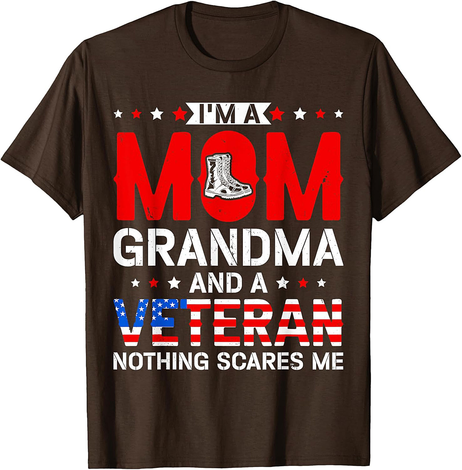 Veteran Grandma T-shirt | Military Mom Graphic Tee