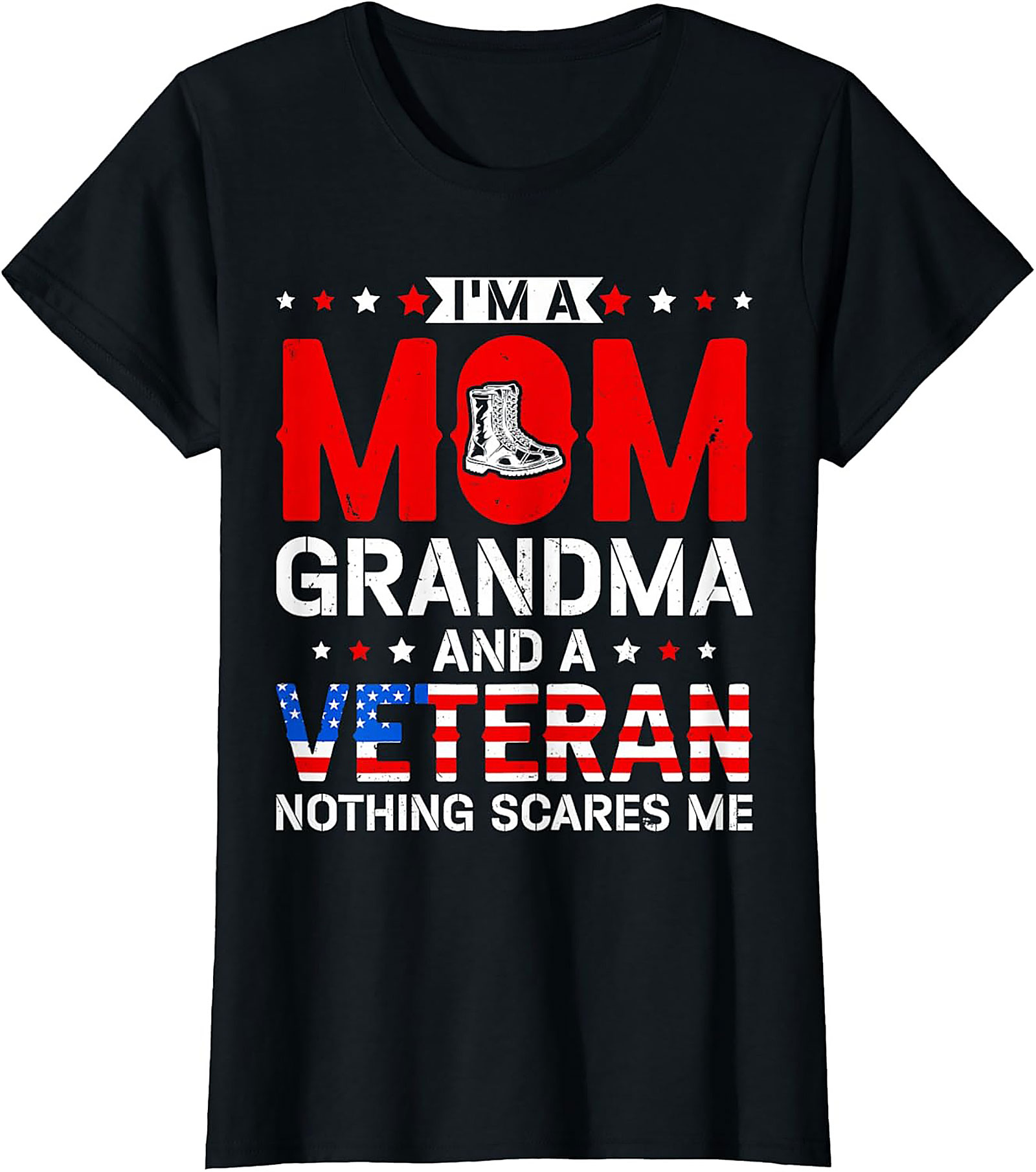 Veteran Grandma T-shirt | Military Mom Graphic Tee