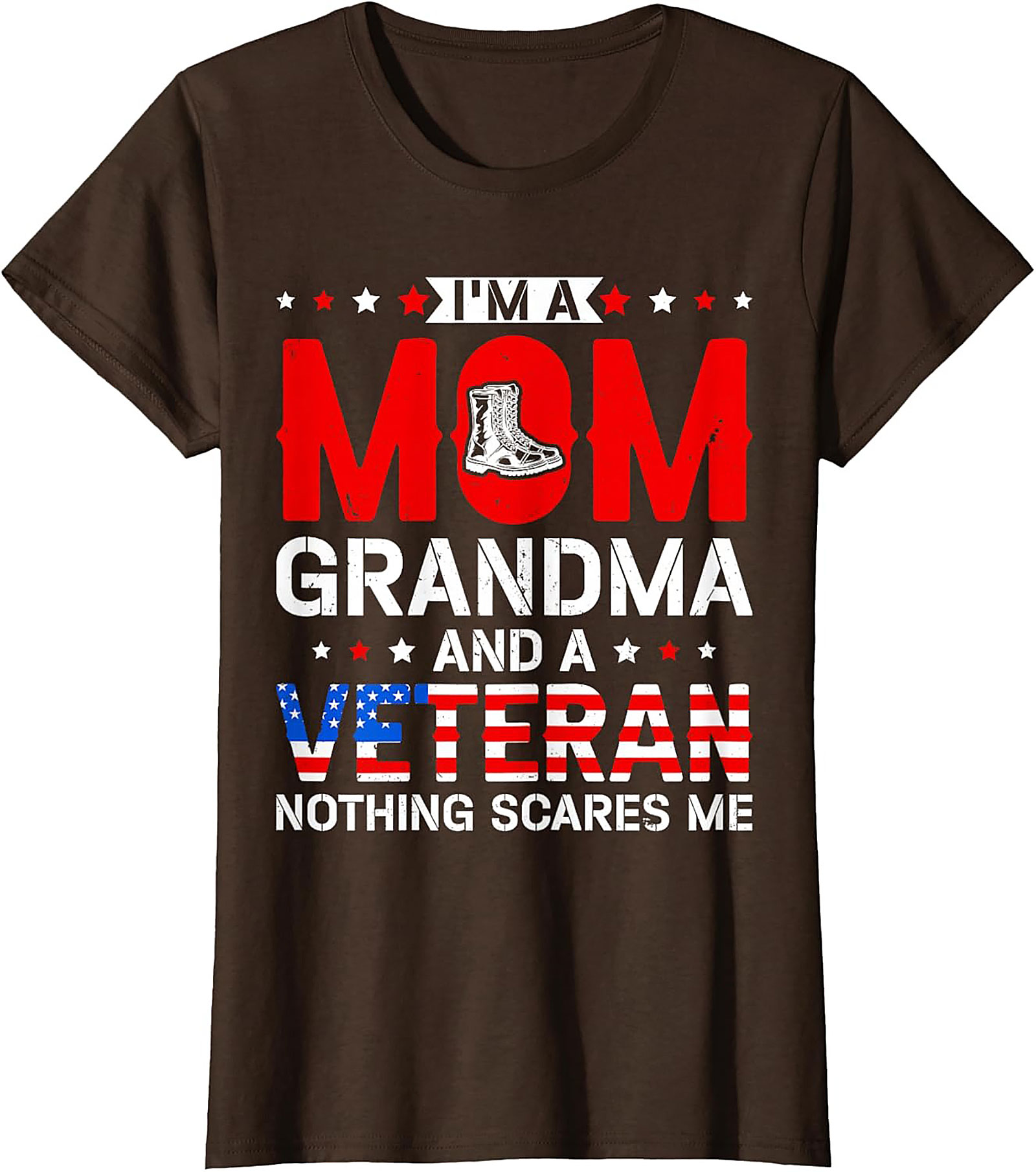 Veteran Grandma T-shirt | Military Mom Graphic Tee