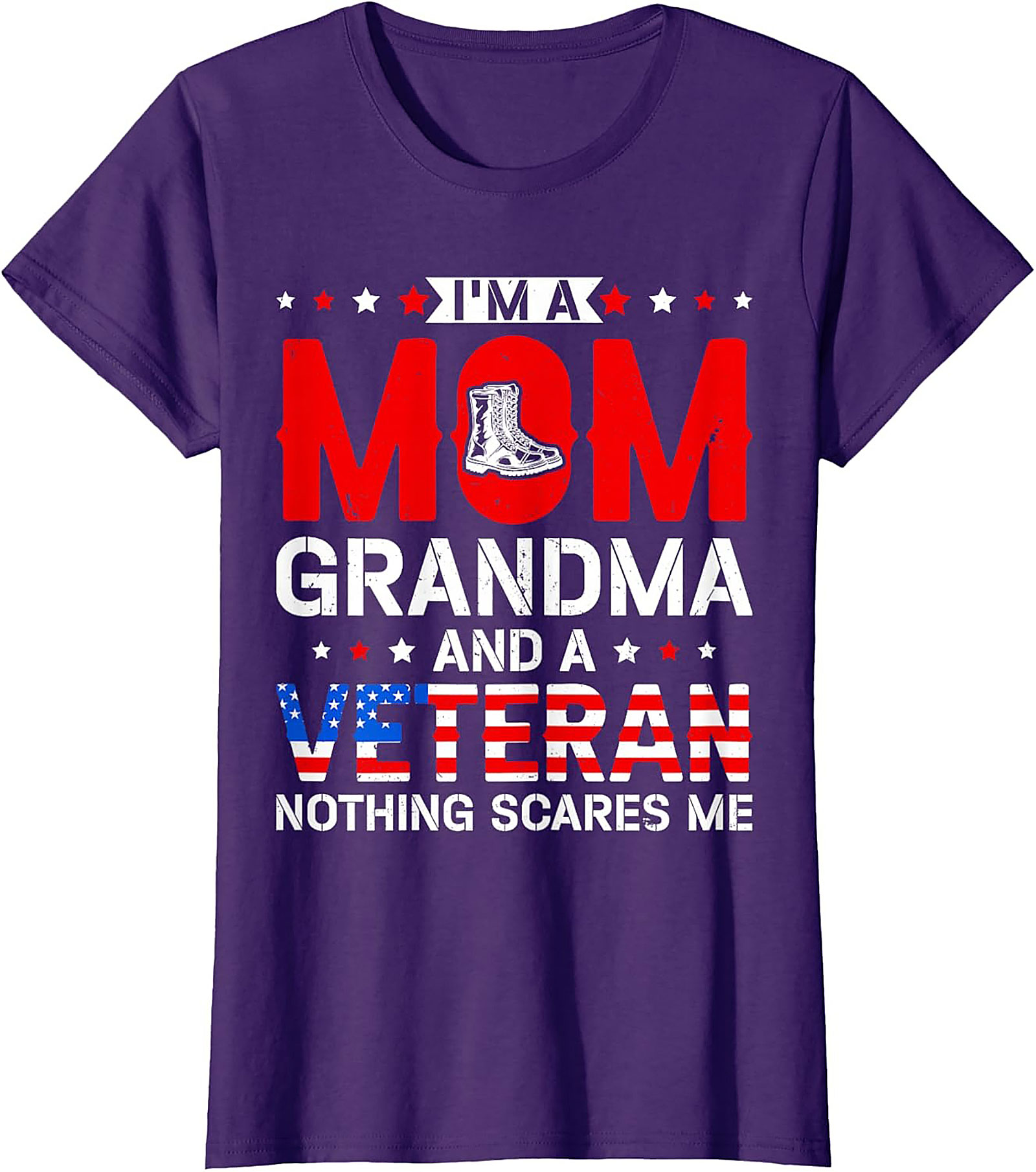 Veteran Grandma T-shirt | Military Mom Graphic Tee