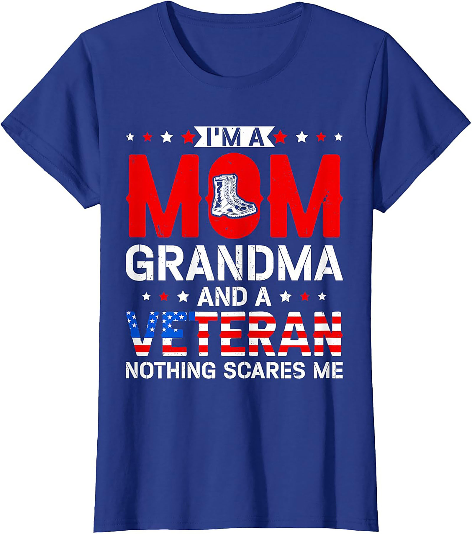 Veteran Grandma T-shirt | Military Mom Graphic Tee