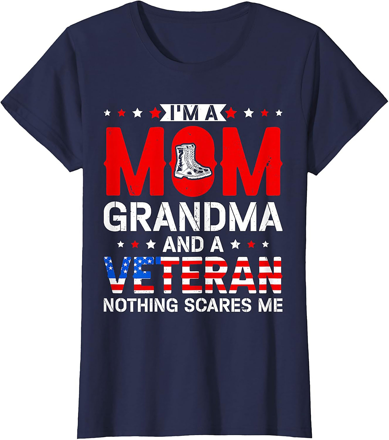 Veteran Grandma T-shirt | Military Mom Graphic Tee