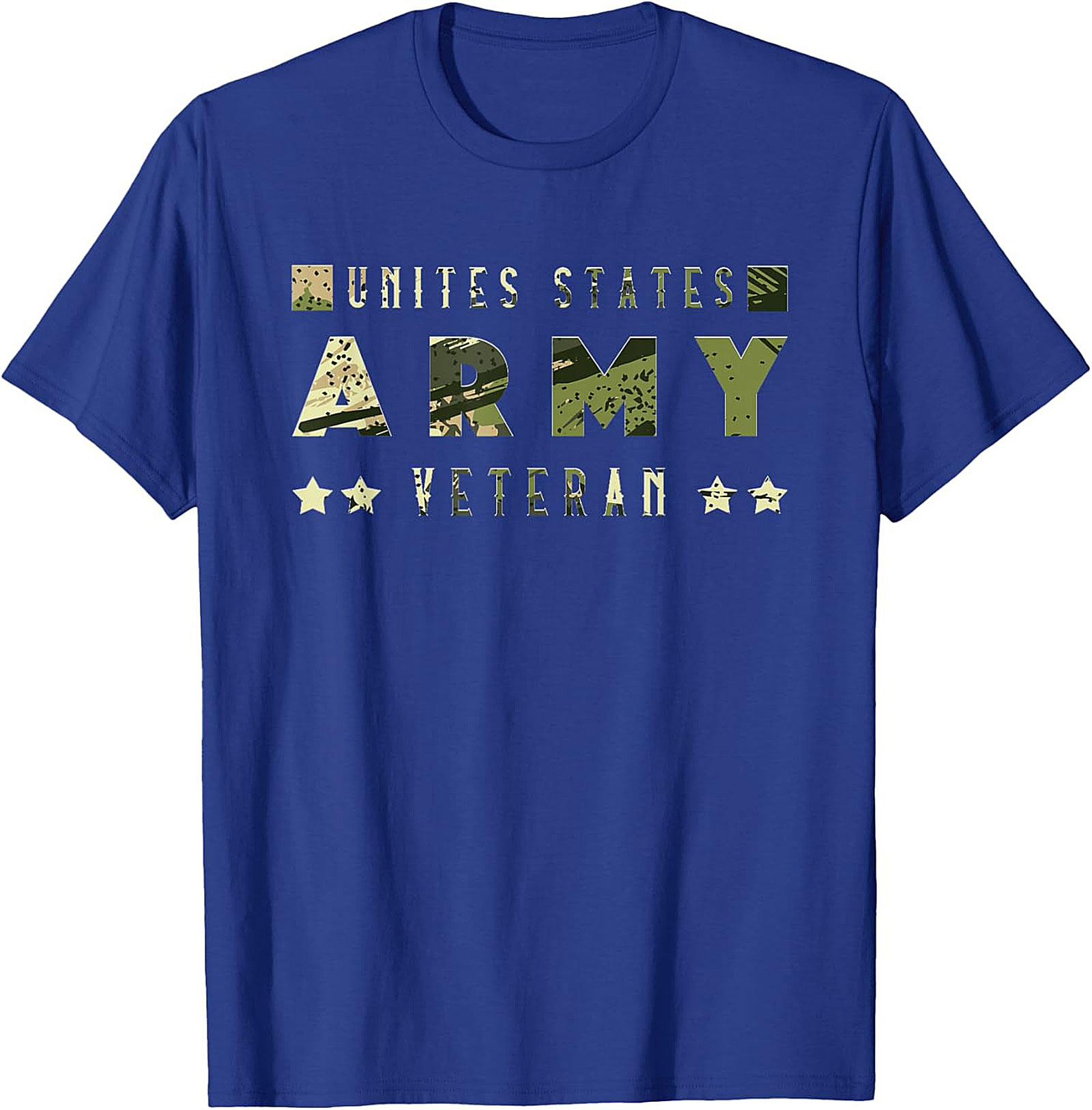 Army Veteran T-Shirt - Camo Graphic Tee | U.S. Pride