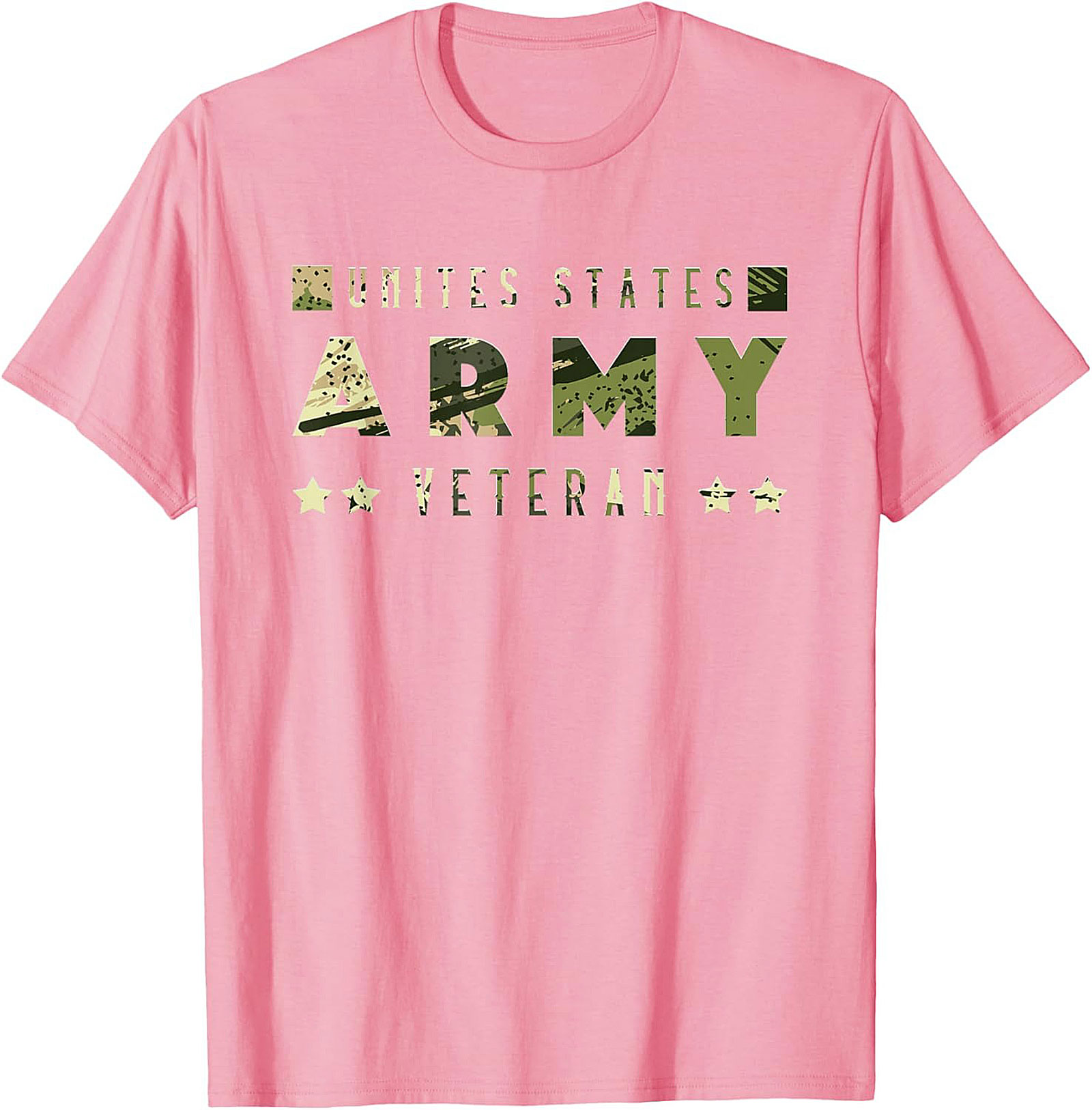 Army Veteran T-Shirt - Camo Graphic Tee | U.S. Pride