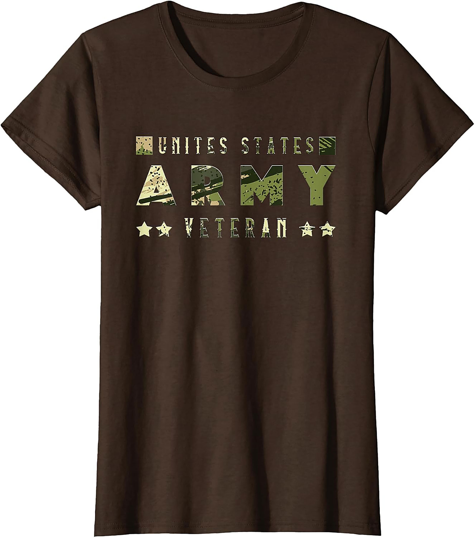 Army Veteran T-Shirt - Camo Graphic Tee | U.S. Pride
