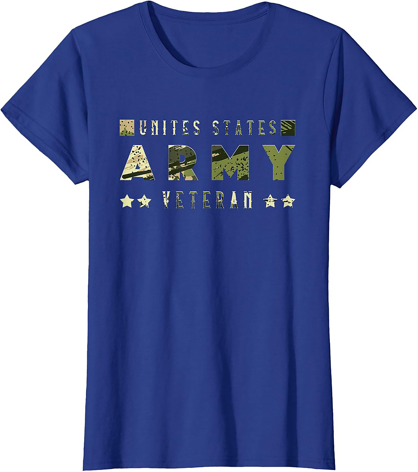 Army Veteran T-Shirt - Camo Graphic Tee | U.S. Pride