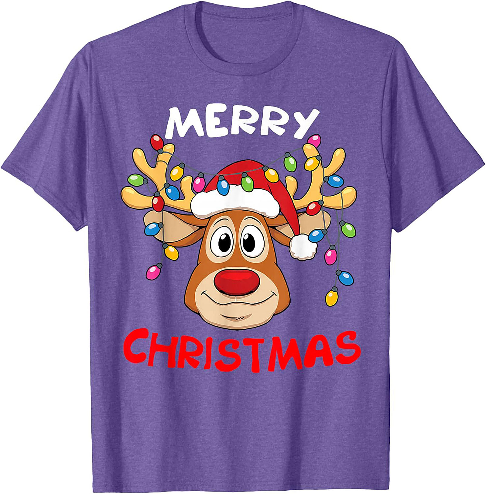 Funny Reindeer Christmas T-Shirt Holiday Graphic Tee