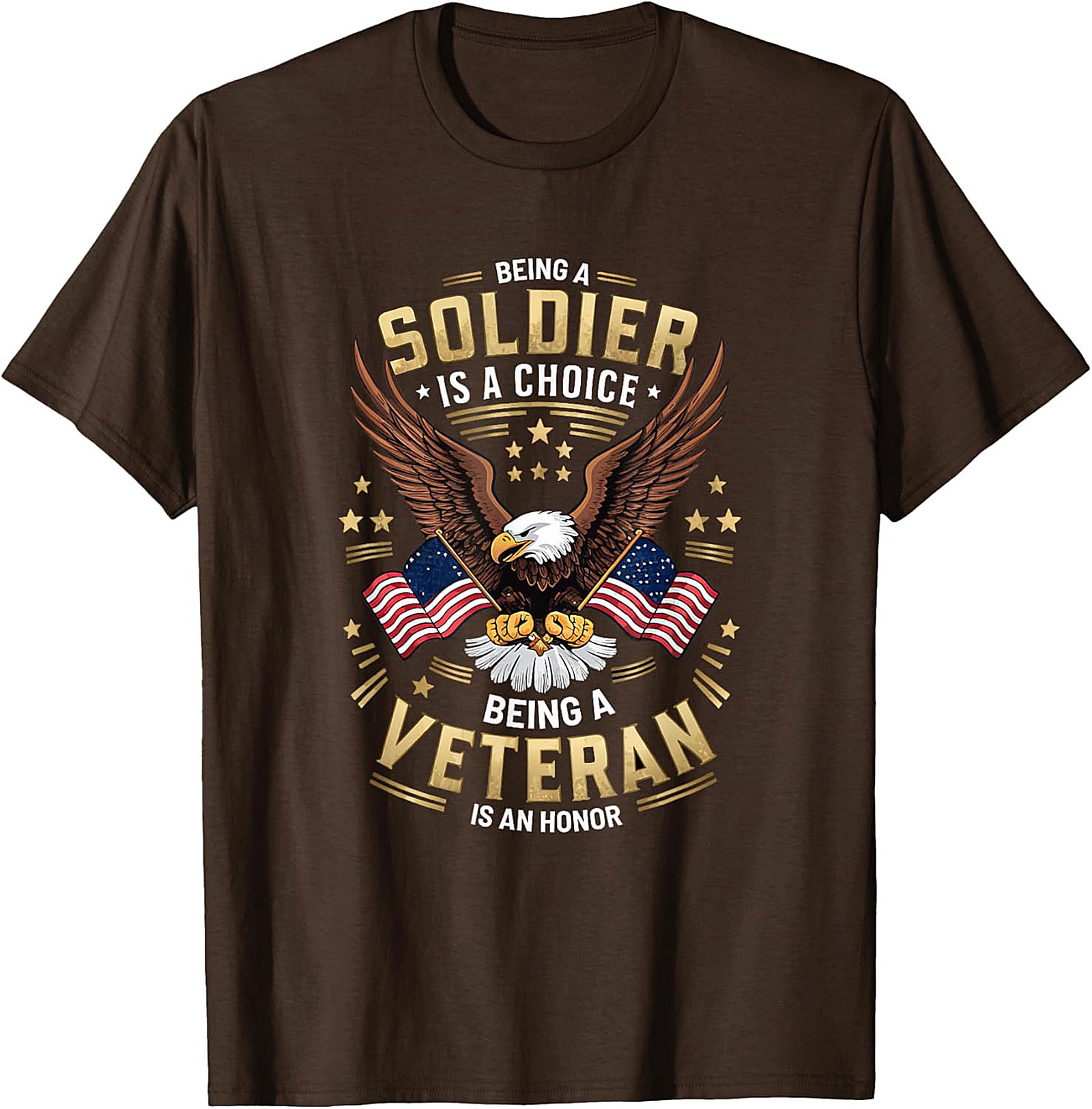 Veteran Graphic Tee | Soldier is a Choice, Honor is Earned