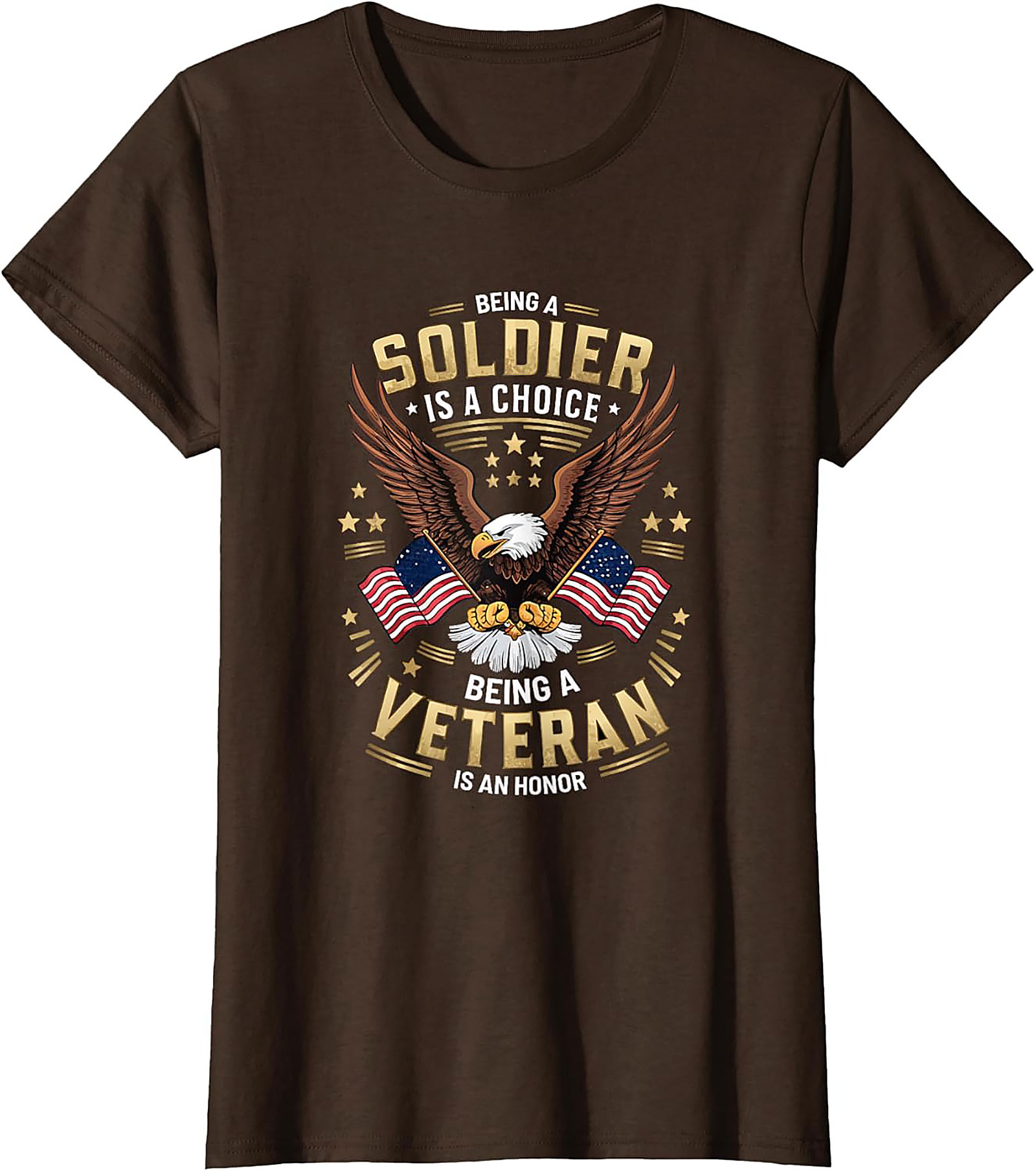 Veteran Graphic Tee | Soldier is a Choice, Honor is Earned