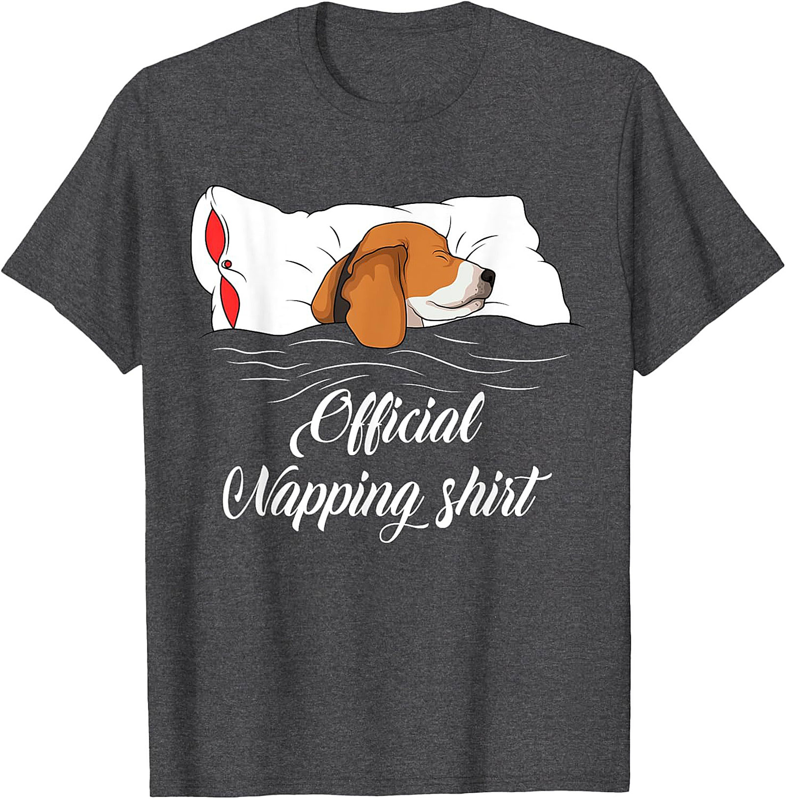Official Napping Beagle T-shirt – Funny Dog Lover Graphic Tee