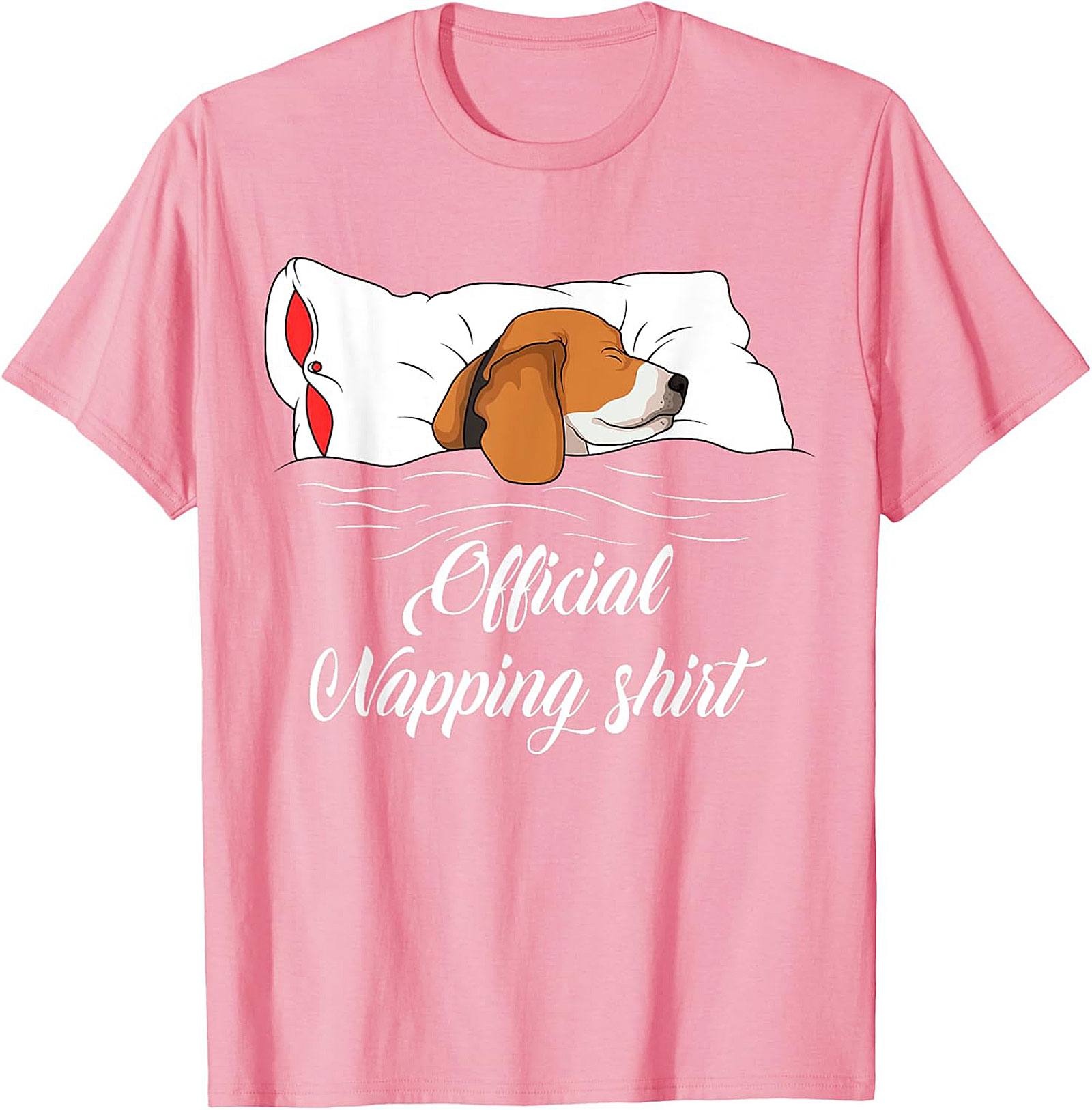 Official Napping Beagle T-shirt – Funny Dog Lover Graphic Tee