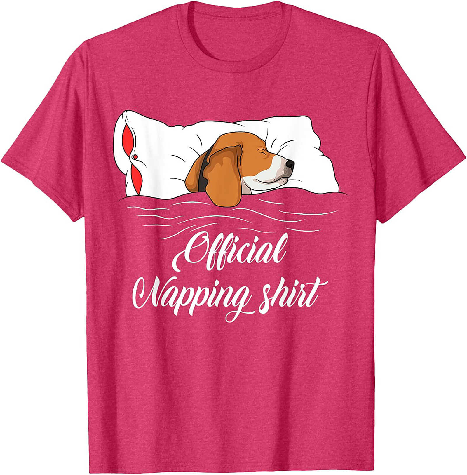 Official Napping Beagle T-shirt – Funny Dog Lover Graphic Tee
