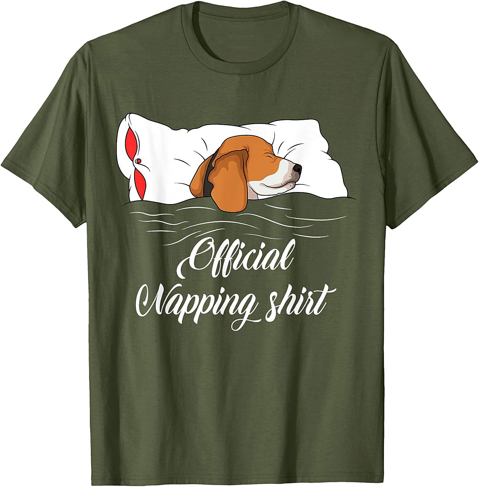 Official Napping Beagle T-shirt – Funny Dog Lover Graphic Tee