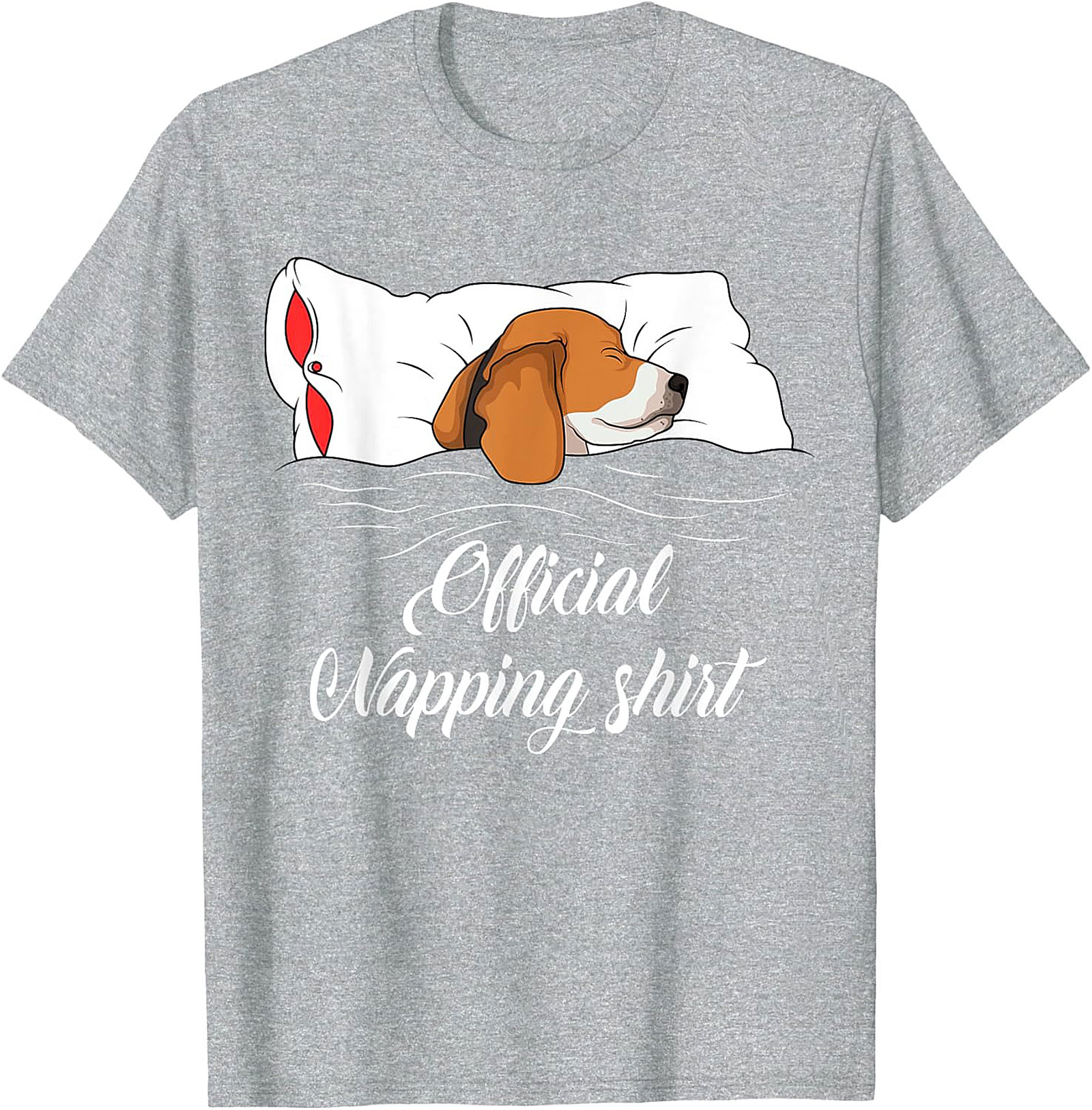 Official Napping Beagle T-shirt – Funny Dog Lover Graphic Tee