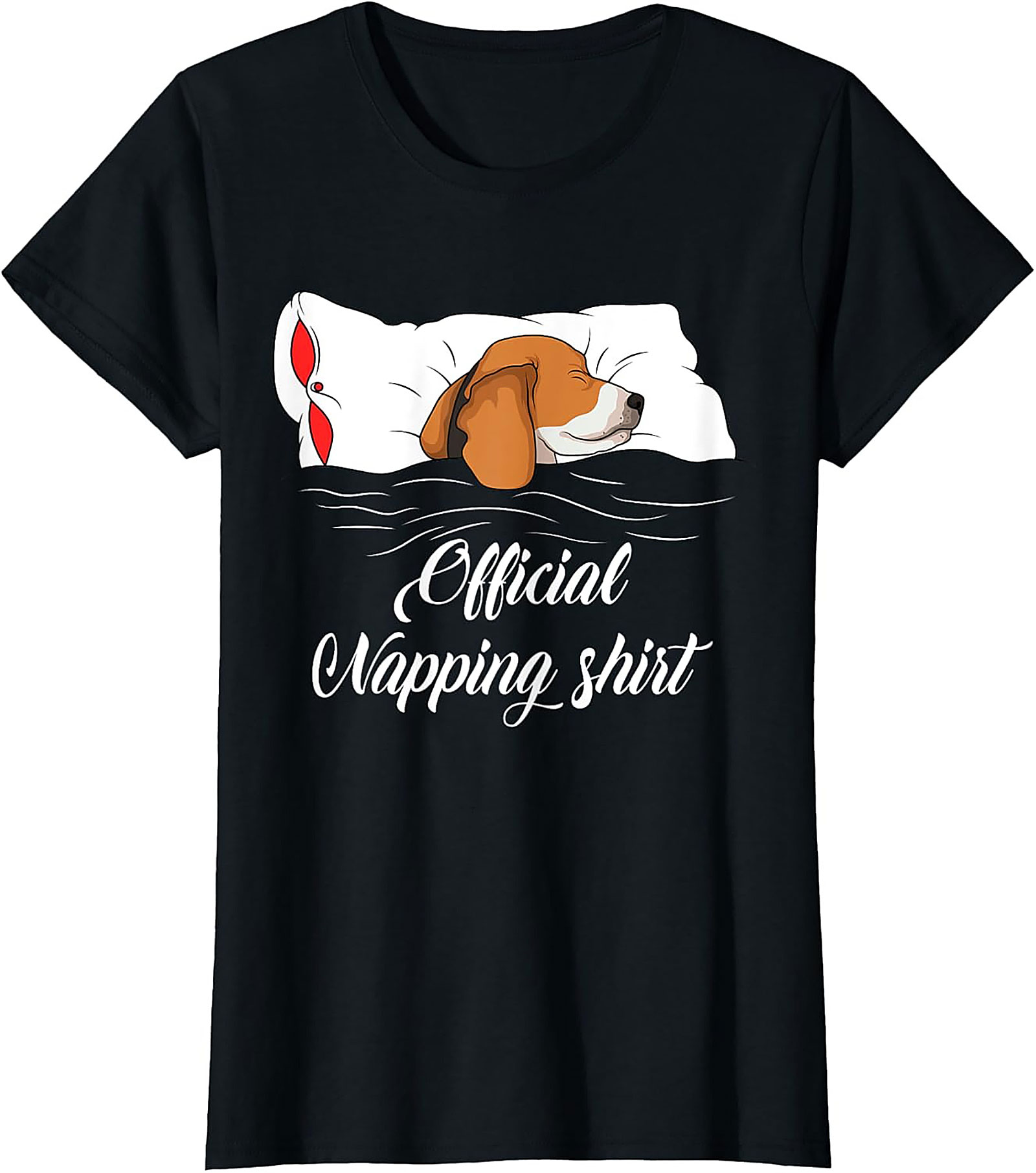 Official Napping Beagle T-shirt – Funny Dog Lover Graphic Tee