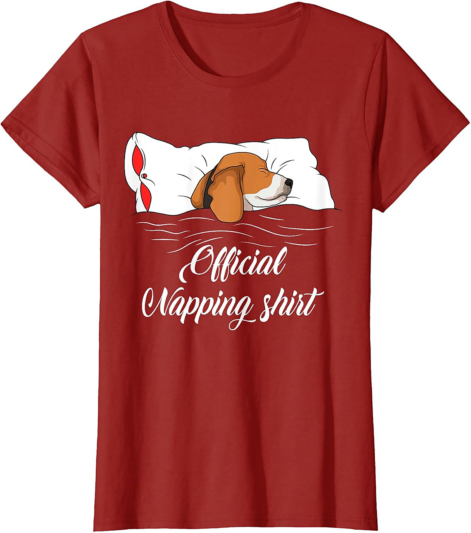 Official Napping Beagle T-shirt – Funny Dog Lover Graphic Tee