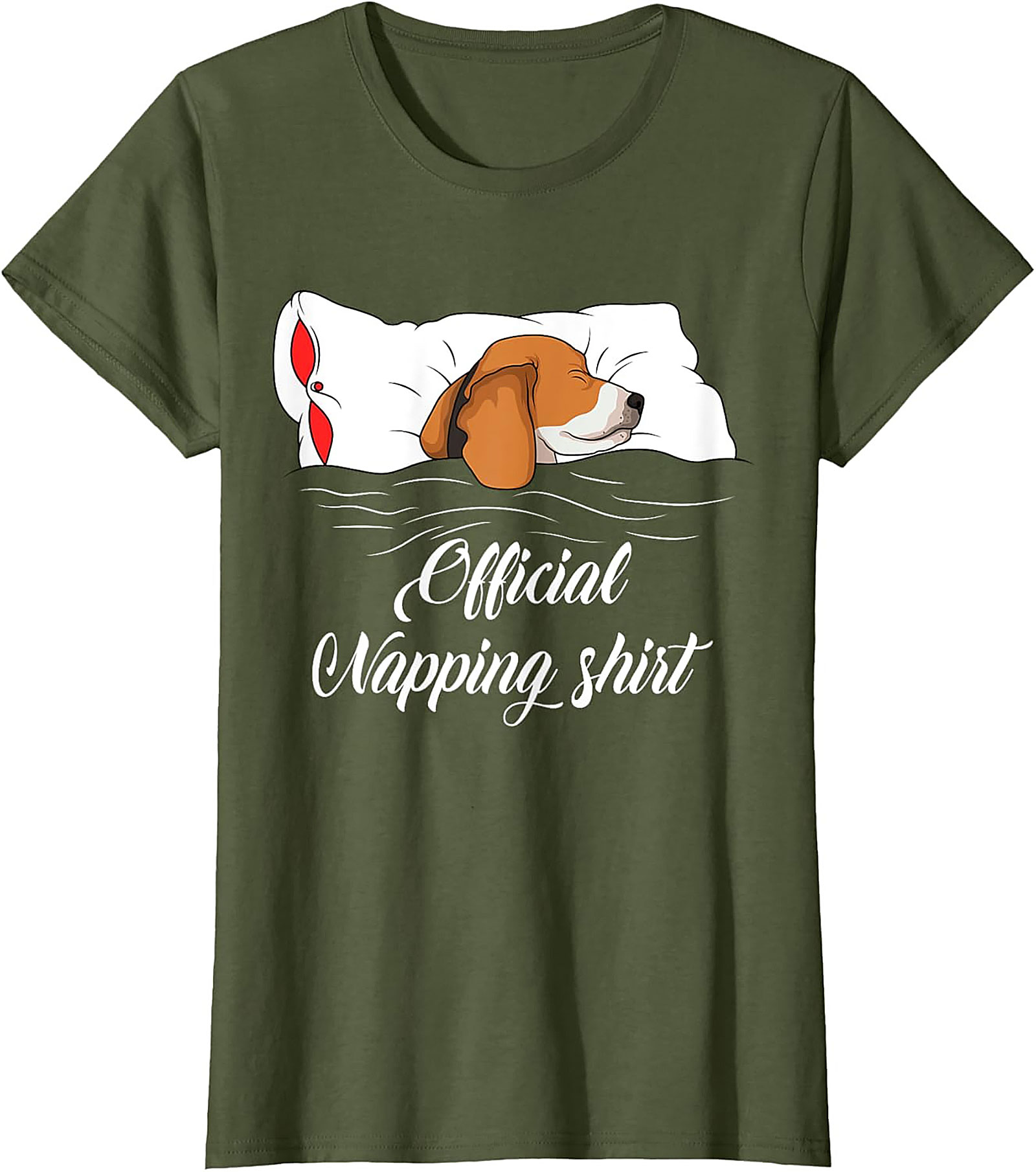 Official Napping Beagle T-shirt – Funny Dog Lover Graphic Tee
