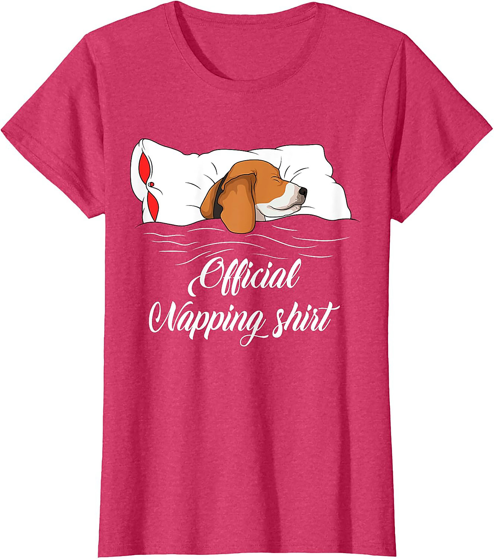 Official Napping Beagle T-shirt – Funny Dog Lover Graphic Tee