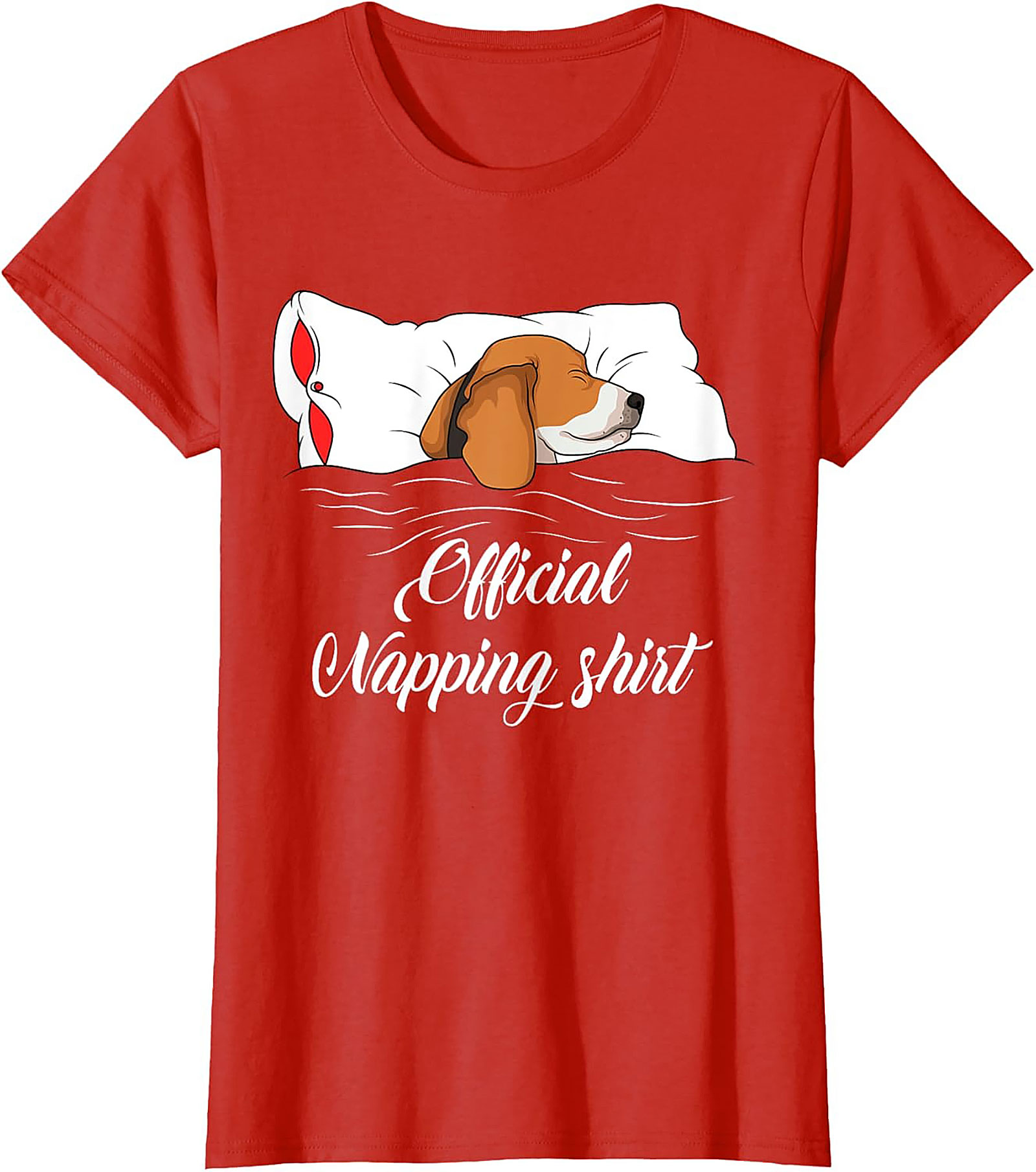Official Napping Beagle T-shirt – Funny Dog Lover Graphic Tee