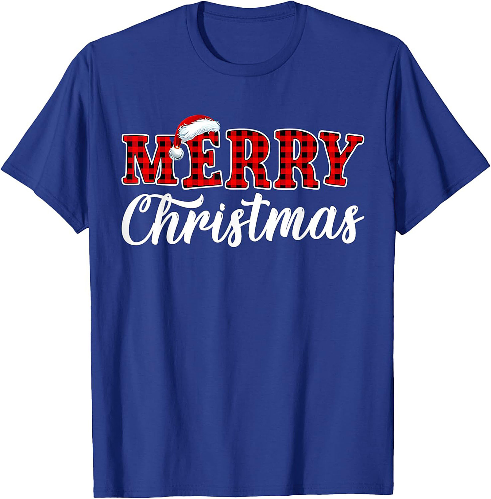 Buffalo Plaid Christmas T-Shirt Festive Holiday Graphic Tee