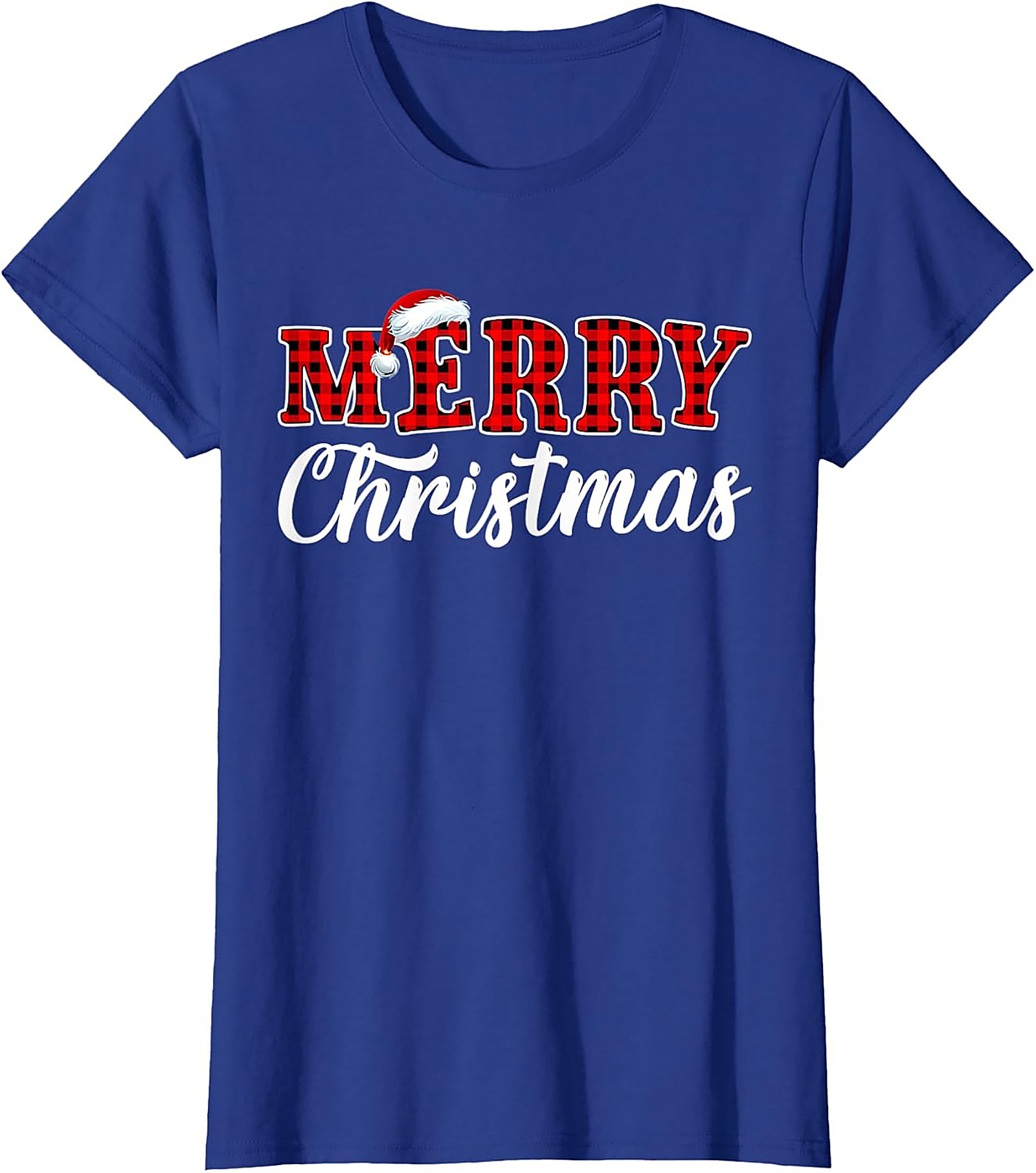 Buffalo Plaid Christmas T-Shirt Festive Holiday Graphic Tee