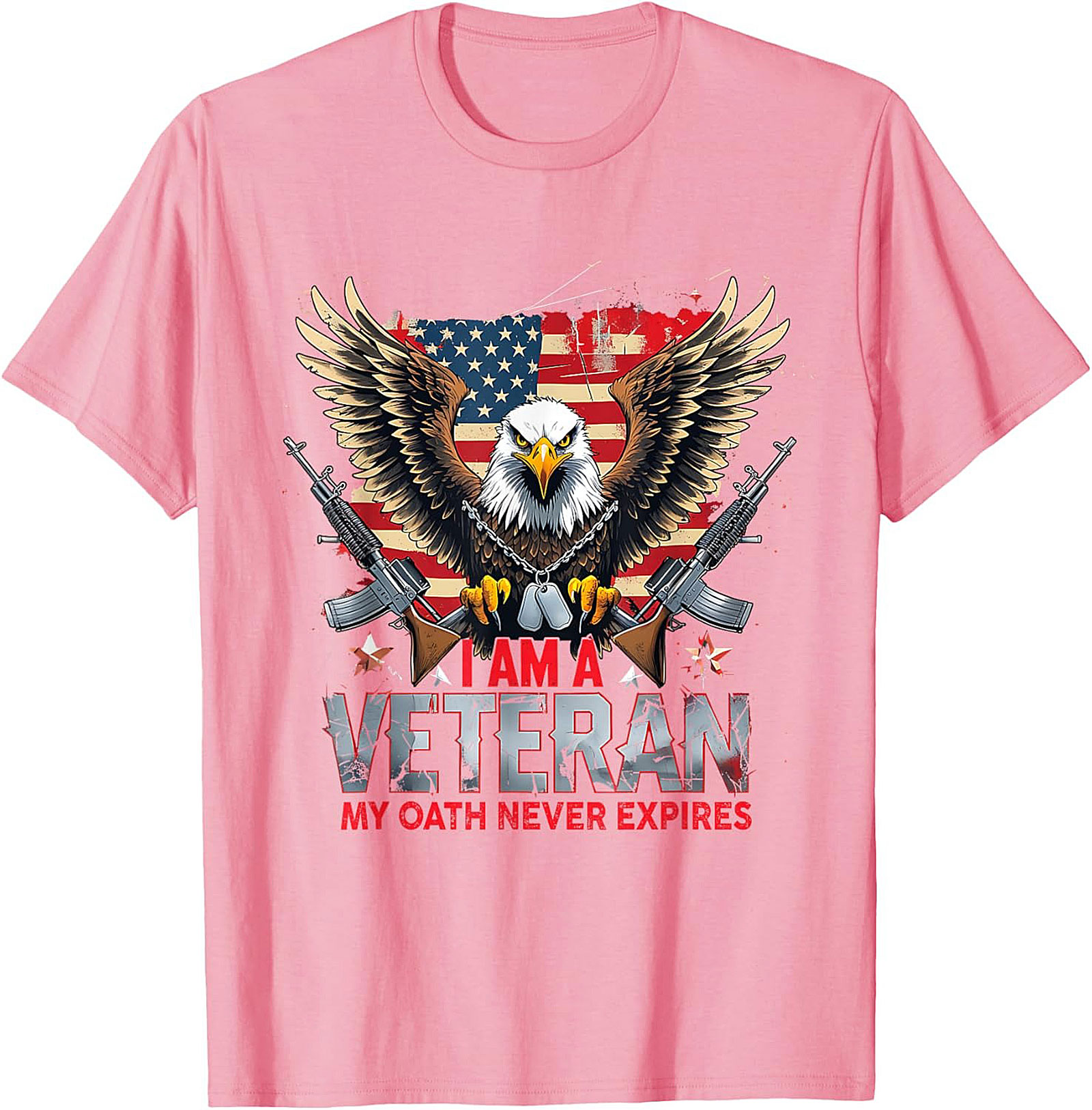 Veteran T-shirt | My Oath Never Expires Patriotic Tee