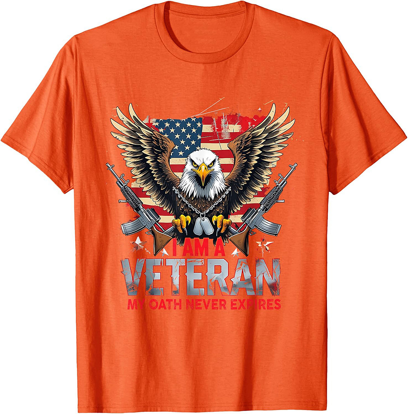 Veteran T-shirt | My Oath Never Expires Patriotic Tee