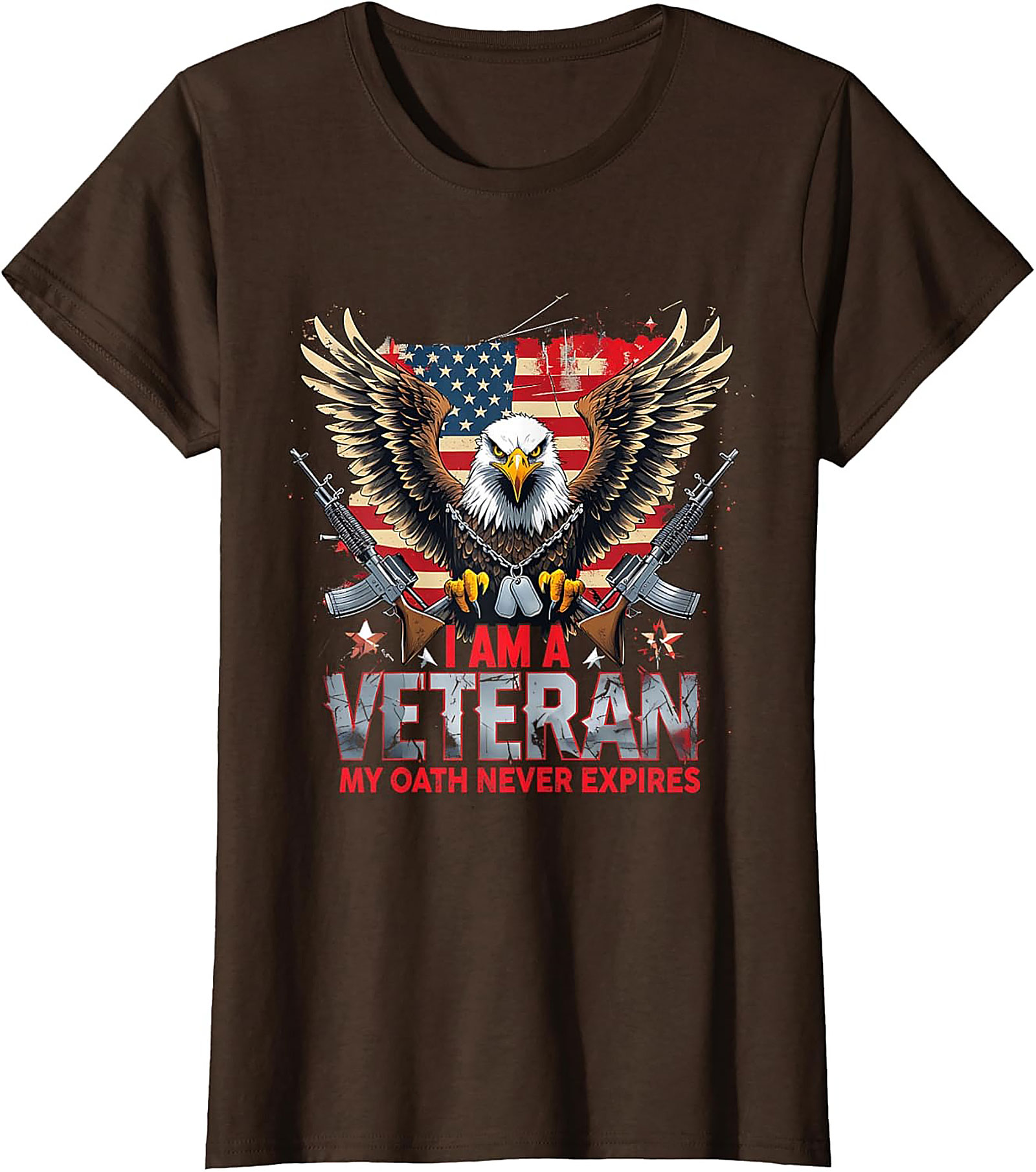 Veteran T-shirt | My Oath Never Expires Patriotic Tee
