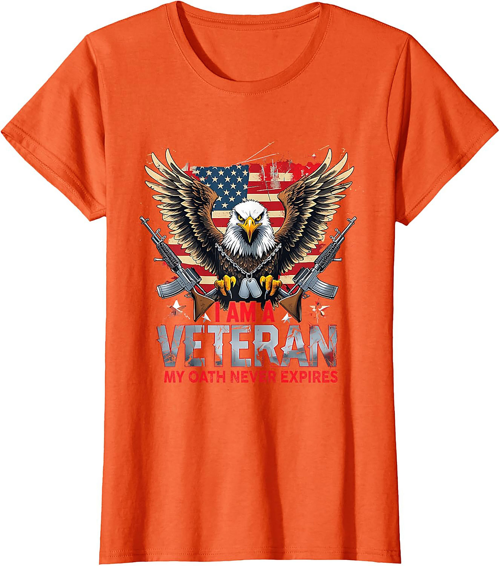 Veteran T-shirt | My Oath Never Expires Patriotic Tee