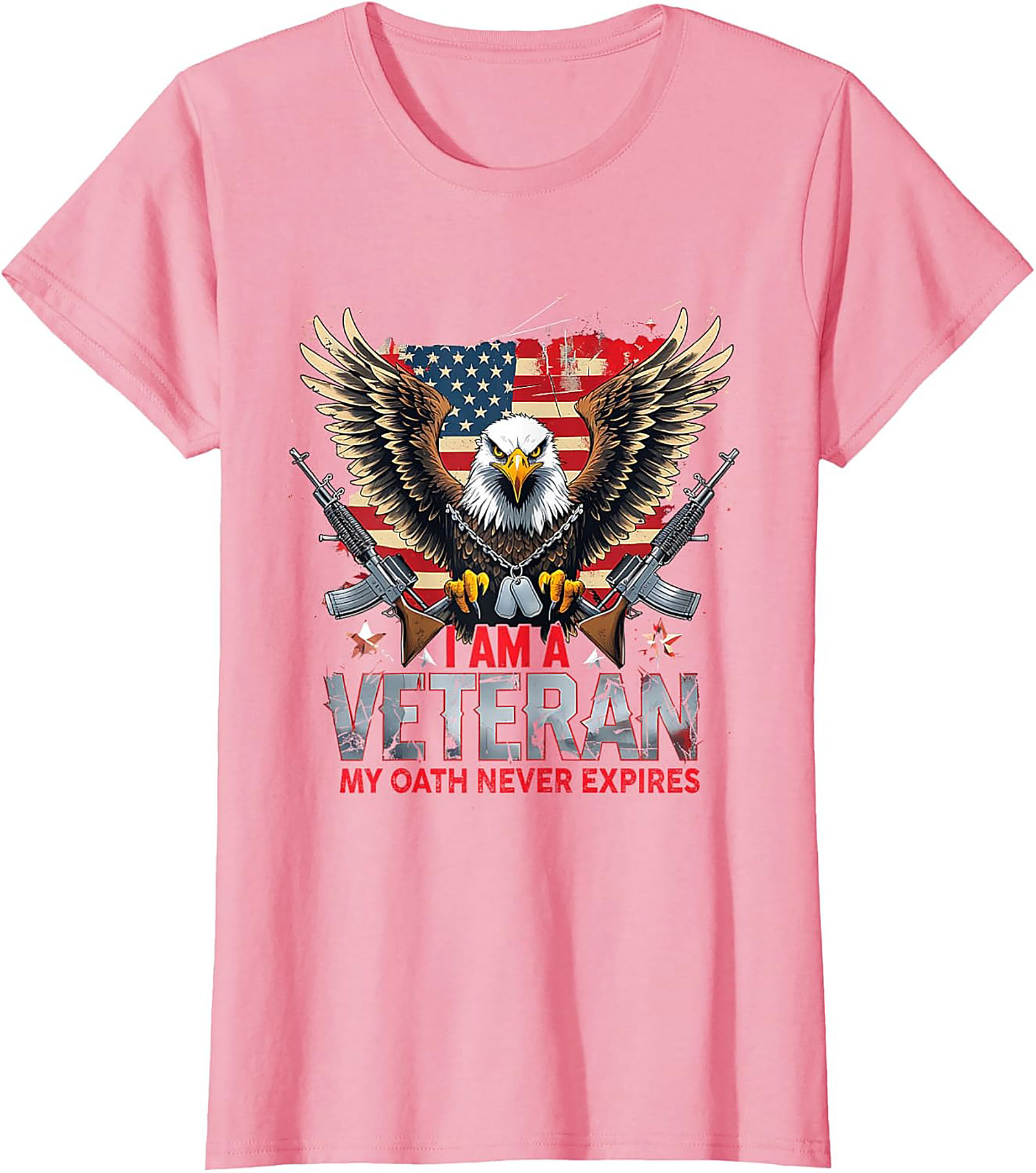 Veteran T-shirt | My Oath Never Expires Patriotic Tee