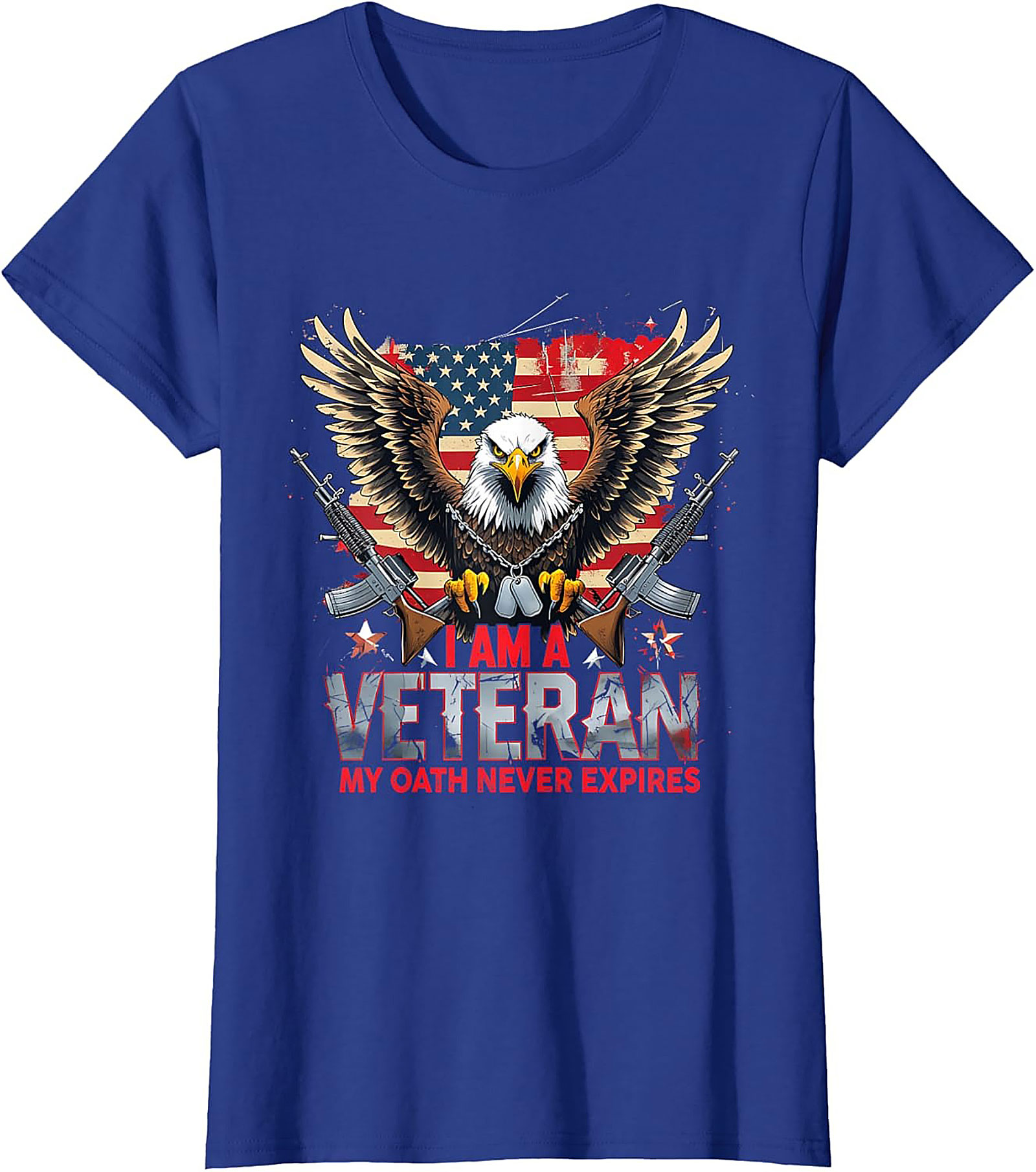 Veteran T-shirt | My Oath Never Expires Patriotic Tee