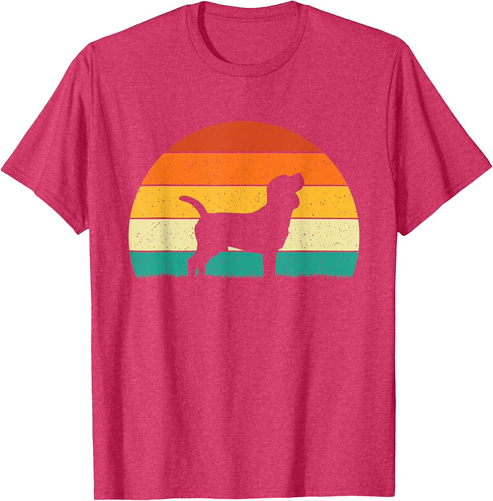 Vintage Beagle Sunset Graphic Tee | Retro Dog Lover Unisex Shirt